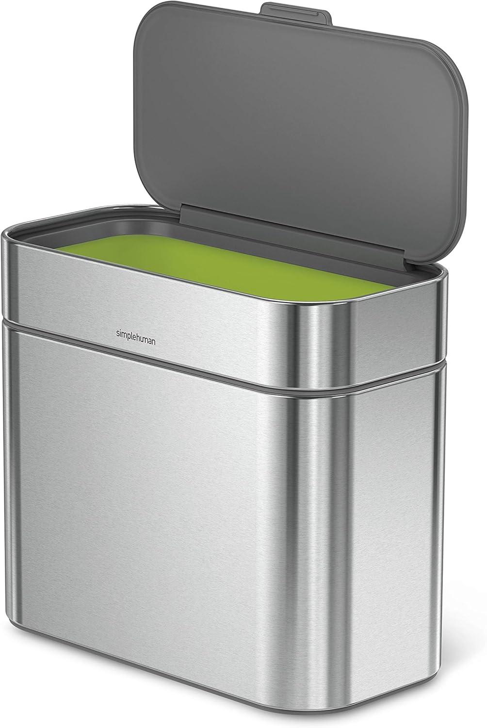 Stainless Steel 4-Liter Odor-Minimizing Compost Caddy