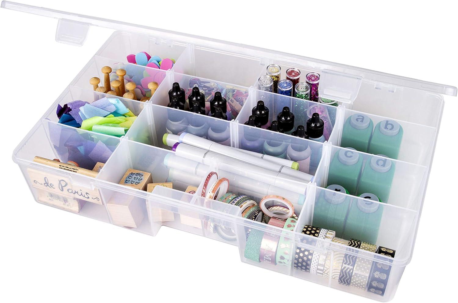 ArtBin Solutions Box, XL, Translucent, 15.25" x 8" x 3"