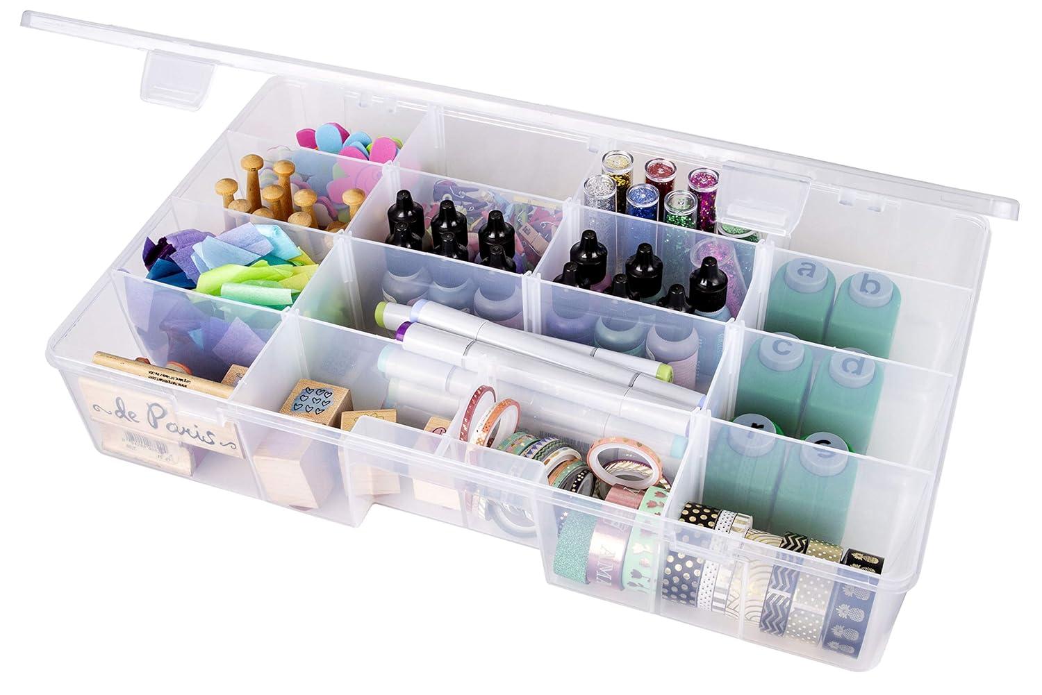 ArtBin Solutions Box, XL, Translucent, 15.25" x 8" x 3"