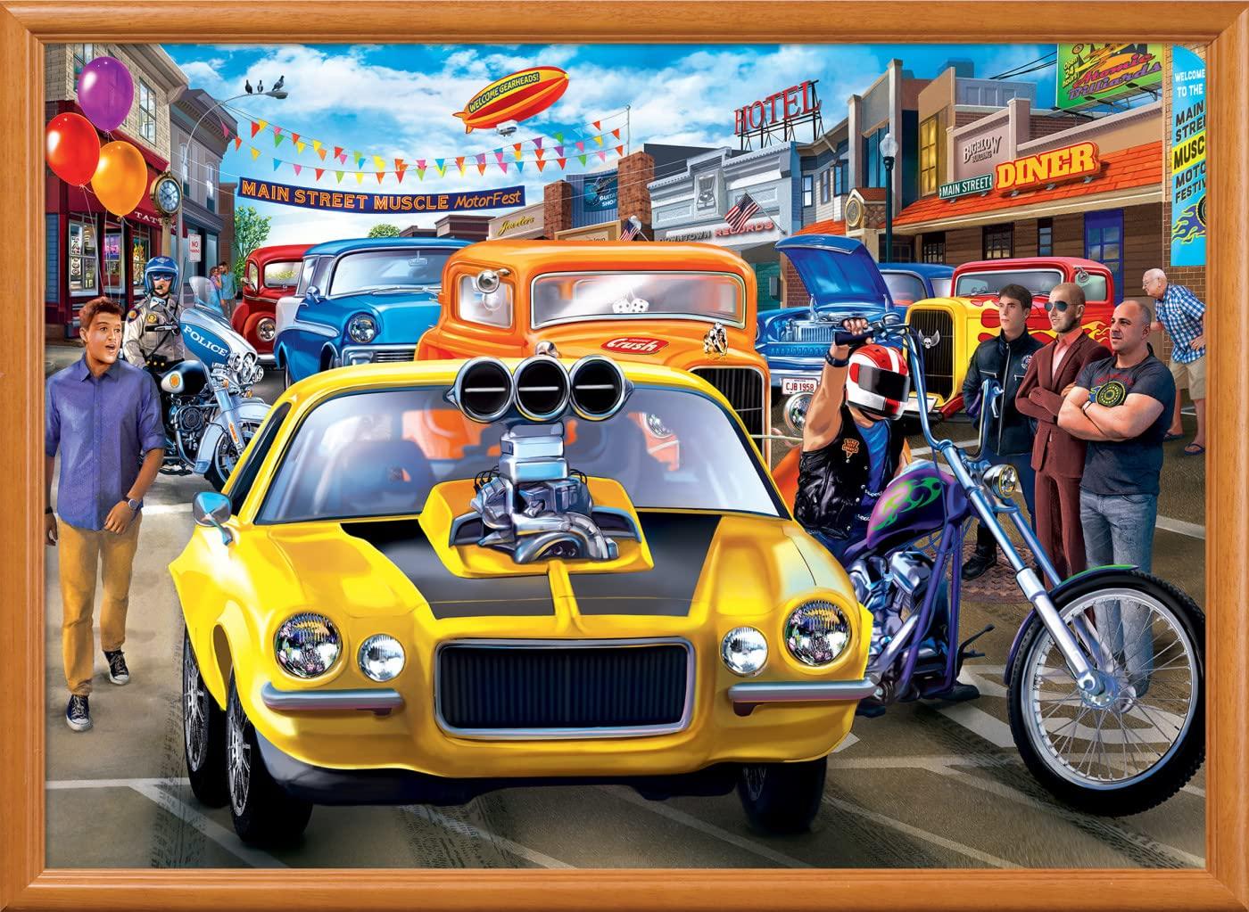 MasterPieces 1000 Piece Jigsaw Puzzle - Main Street Muscle - 19.25"x26.75"