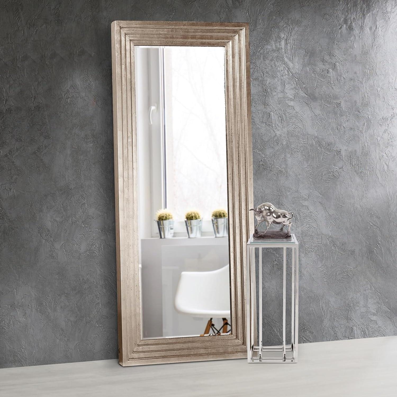 Amy Wood Flat Wall Mirror