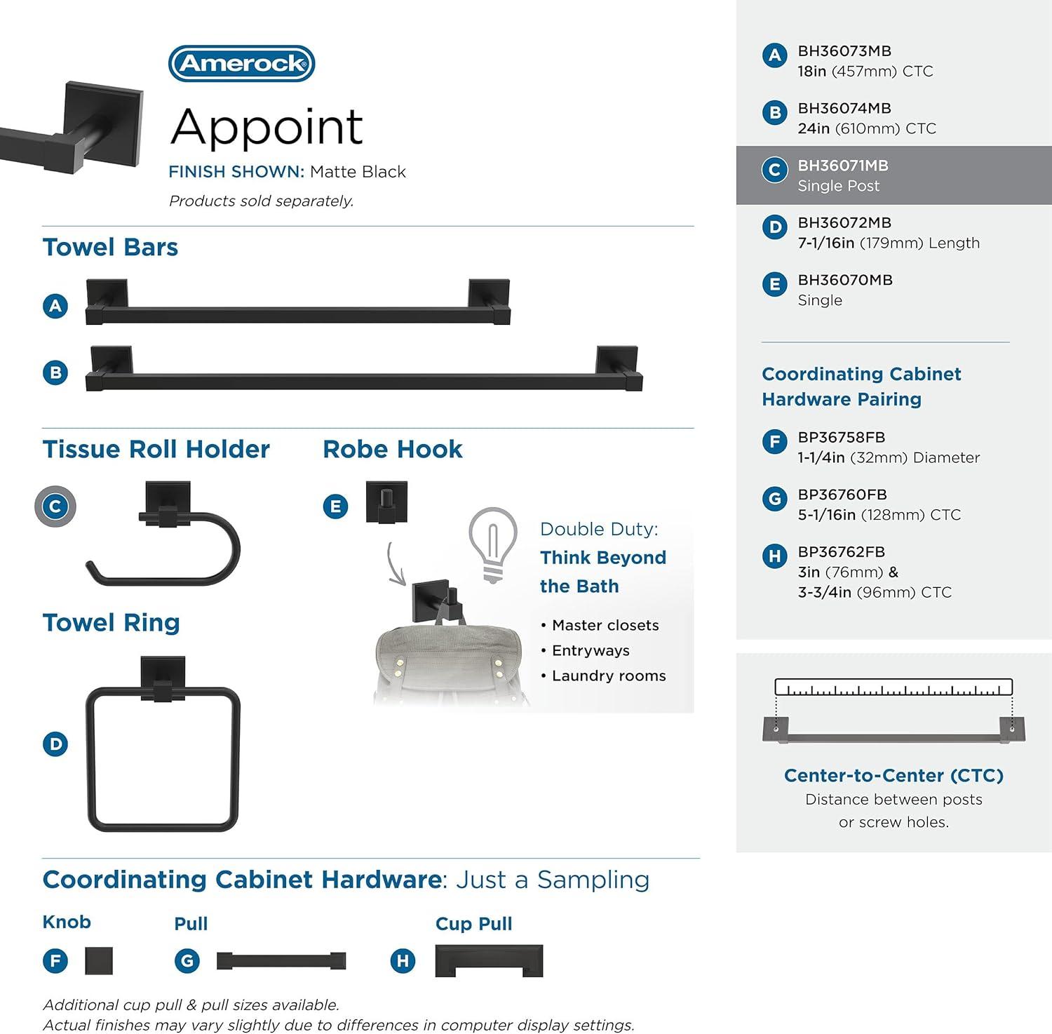 Appoint Wall Mount Toilet Paper Holder