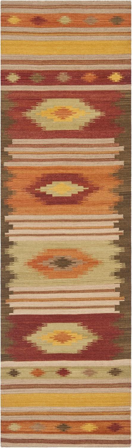 Kilim NVK176 Hand Woven Rugs - Safavieh