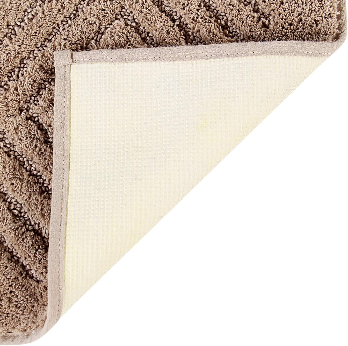 Trier Collection 100 % Cotton Diamond Pattern Tufted Bath Rug - Better Trends