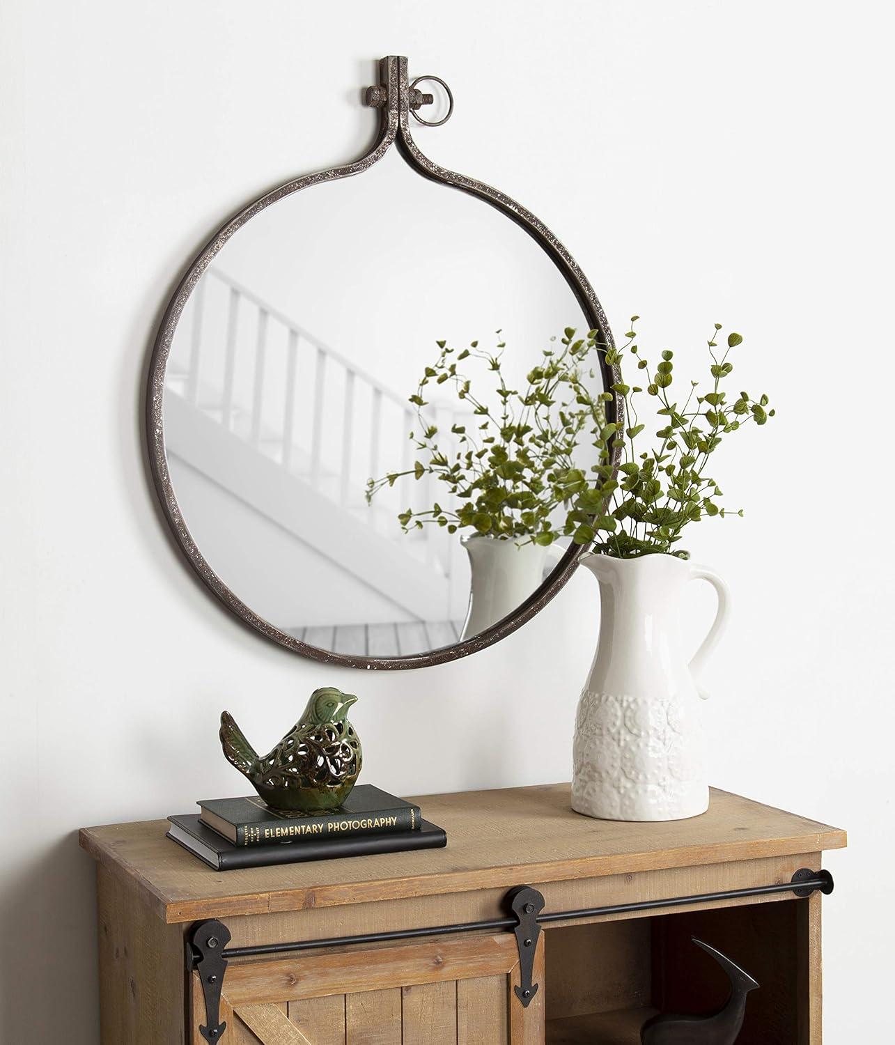 Yitro Metal Framed Wall Mirror - Kate & Laurel All Things Decor