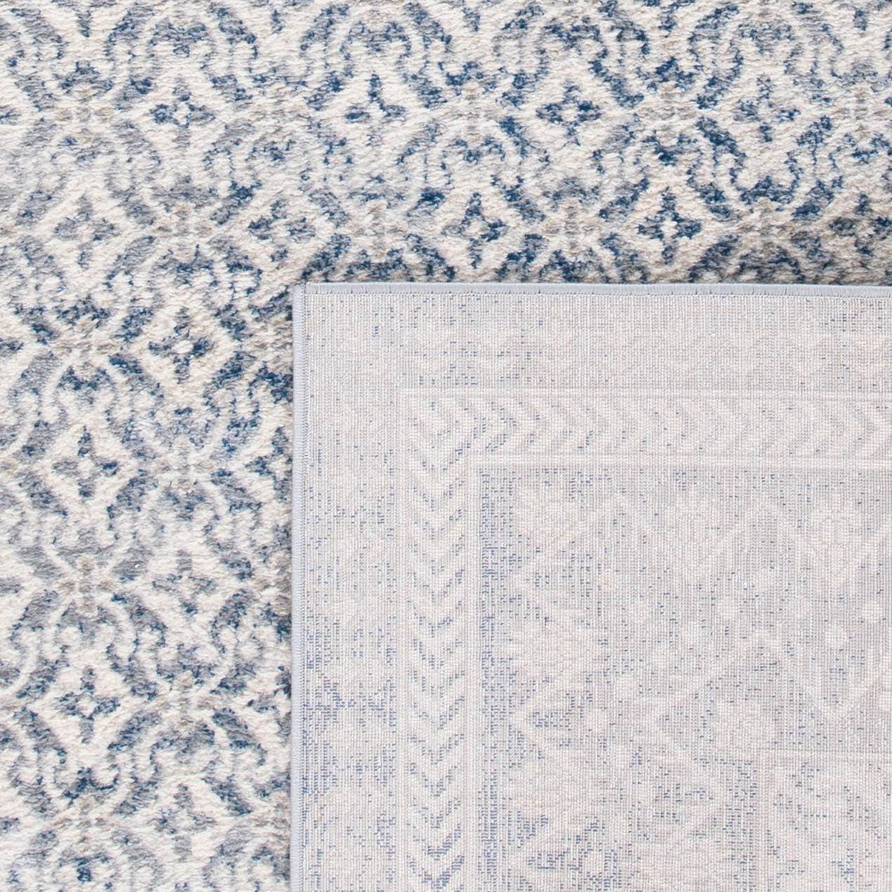 Brentwood BNT899 Power Loomed Indoor Accent Rug - Ivory/Light Grey - 3'x5' - Safavieh
