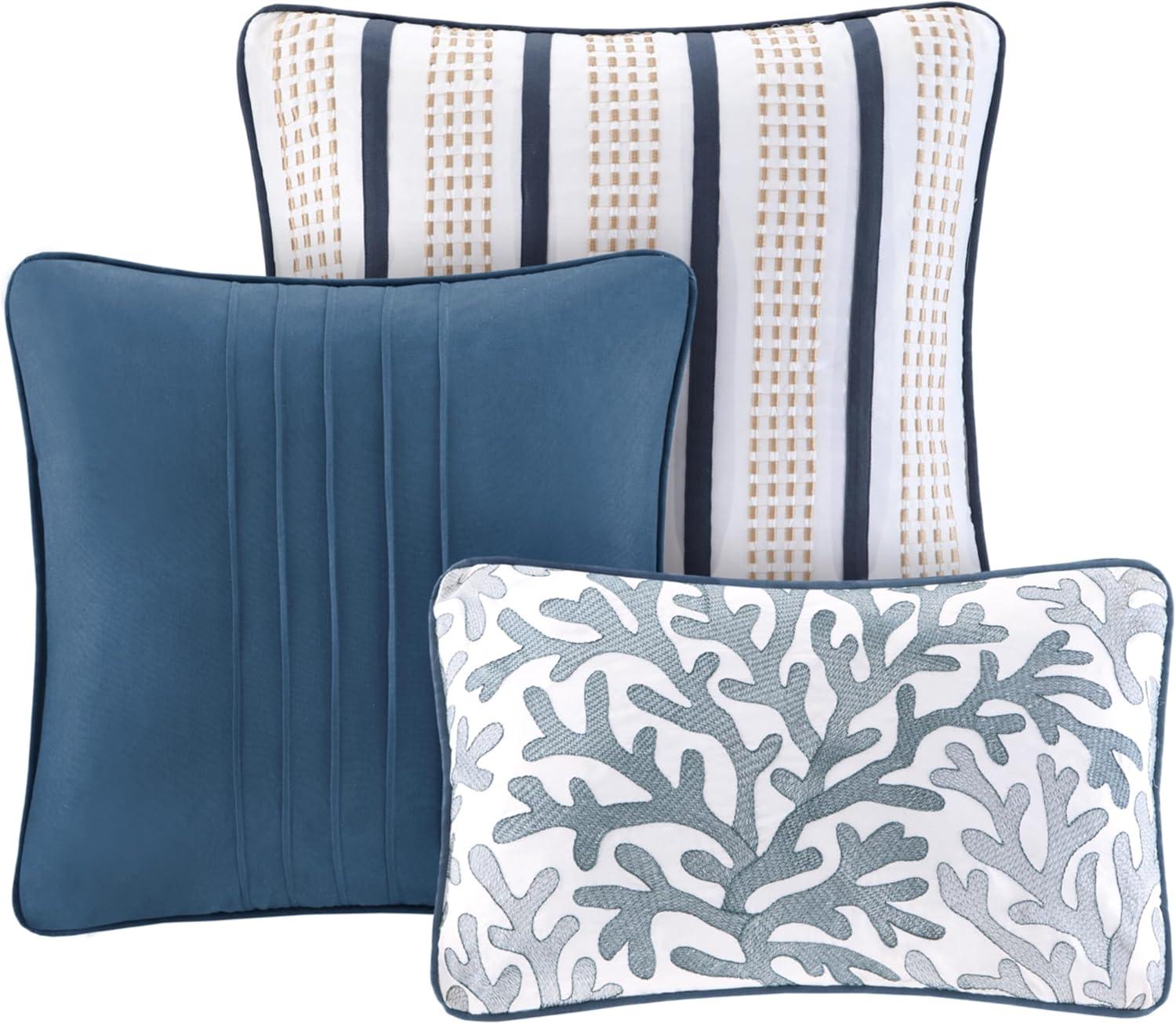 Madison Park Bayside Quilt Set with Throw Pillows