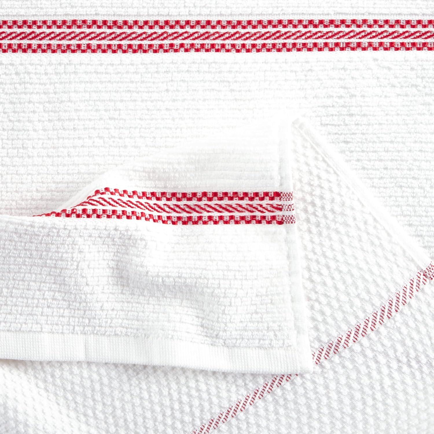 Martha Stewart Martha Stewart Modern Waffle Kitchen Towel Set 6-Pack, Linen, 16"x28" (Set of 6)