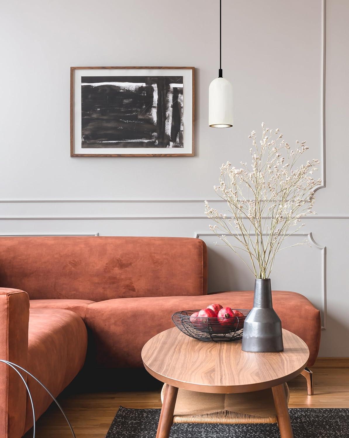 Jack Black and White Cement Mini Pendant Light