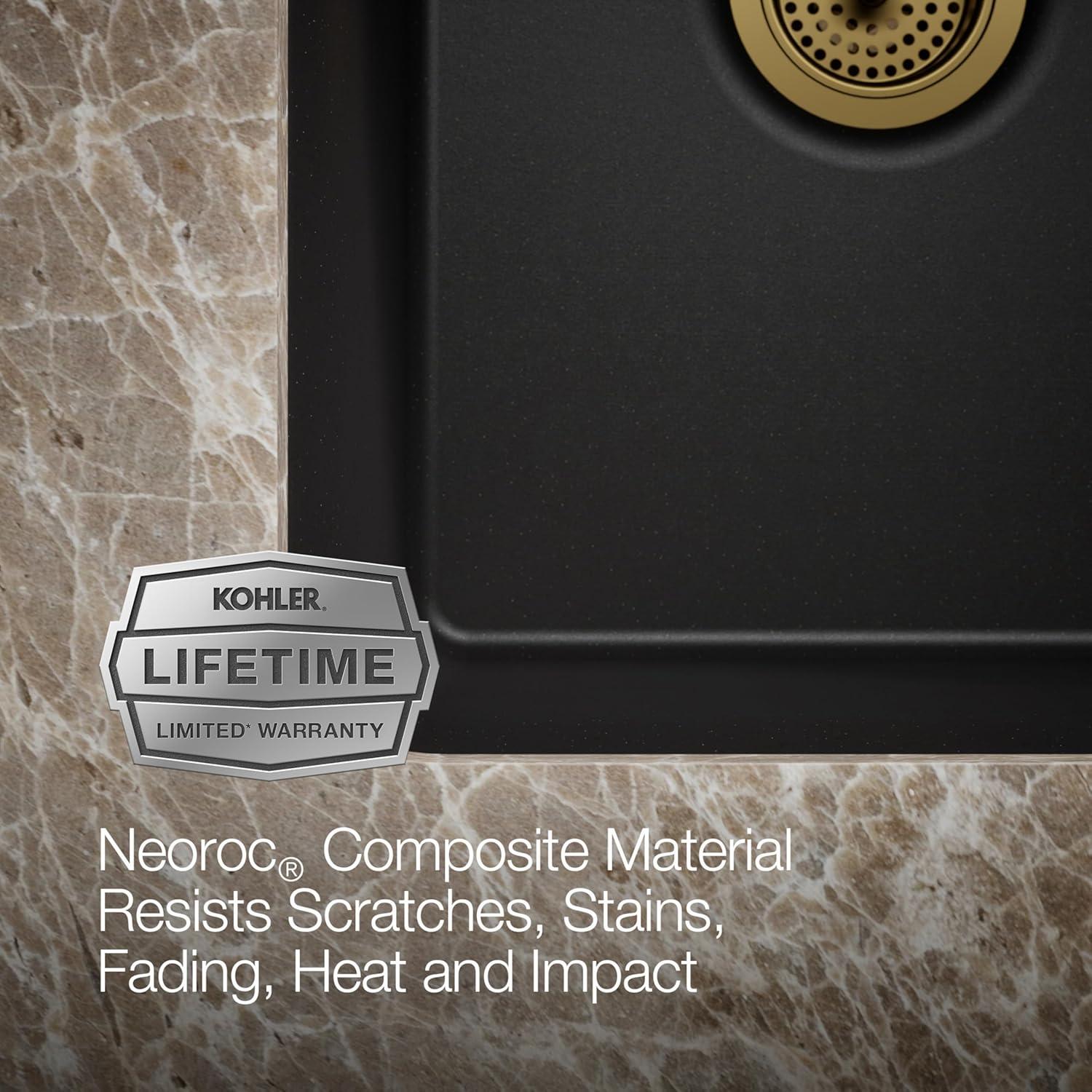 Cairn® 34" L x 18" W Under-Mount Double-Equal Kitchen Sink