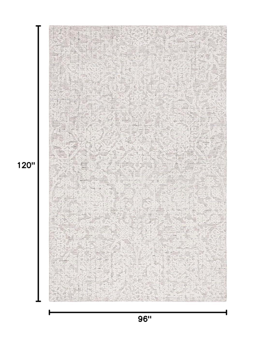 Floral Hand Tufted 60% Wool, 20% Viscose, And 20% Cotton Floral Rug