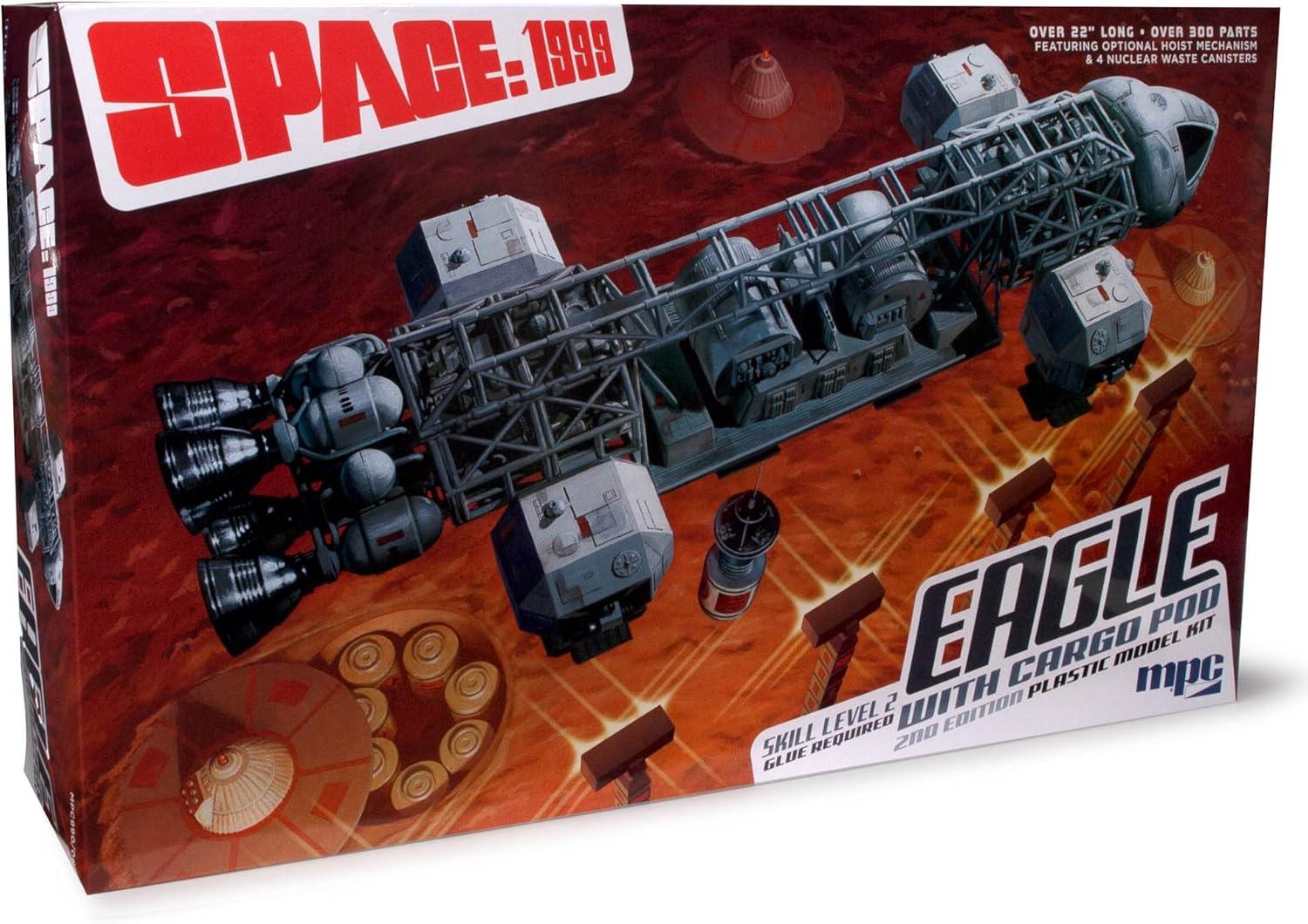 Skill 2 Model Kit Eagle Spacecraft with Cargo Pod "2nd Edition" "Space: 1999" (1975-1977) TV Series 1/48 Scale Model by MPC