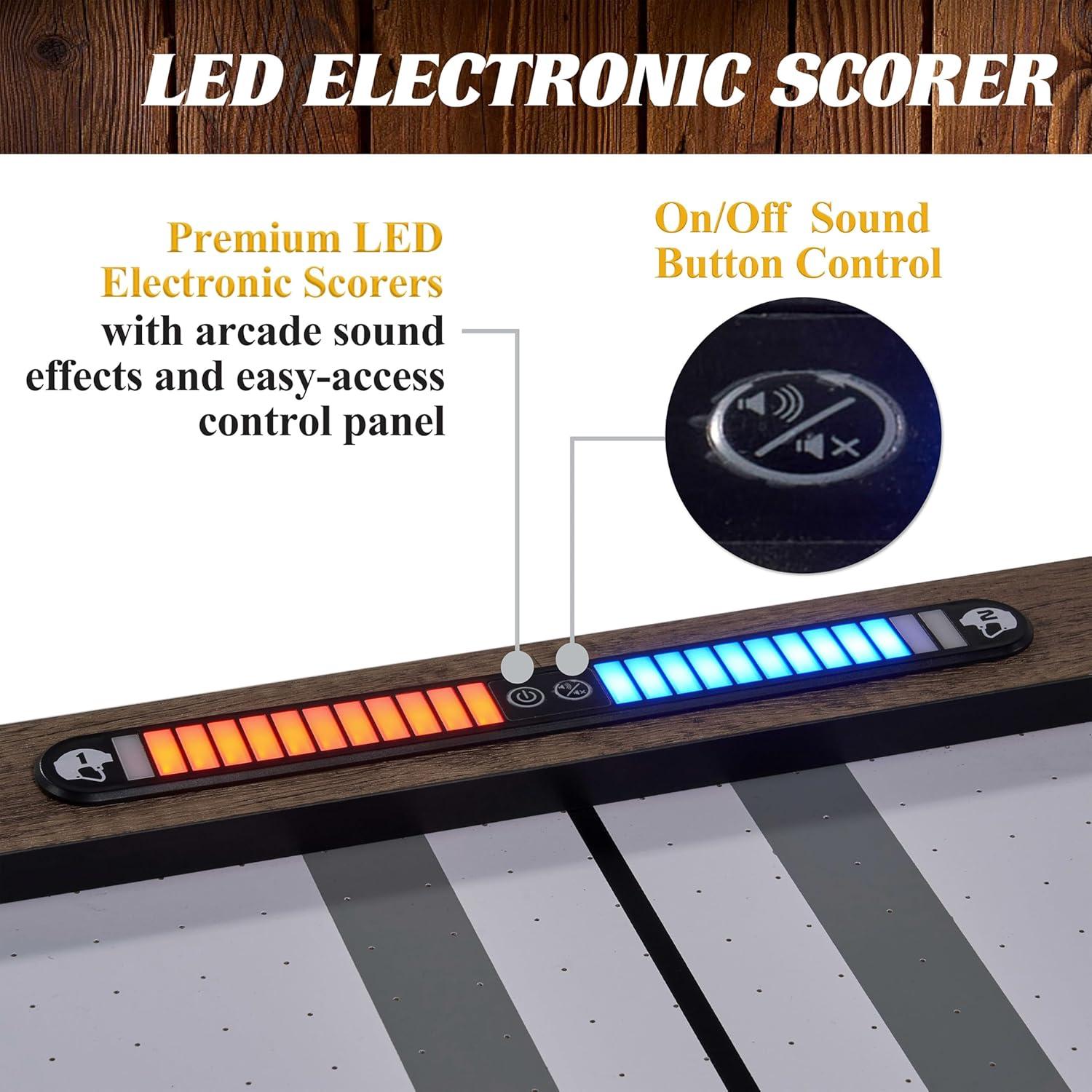 Barrington Billiards Company Barrington Urban 7' Air Powered Hockey Table With Pusher And Puck Set