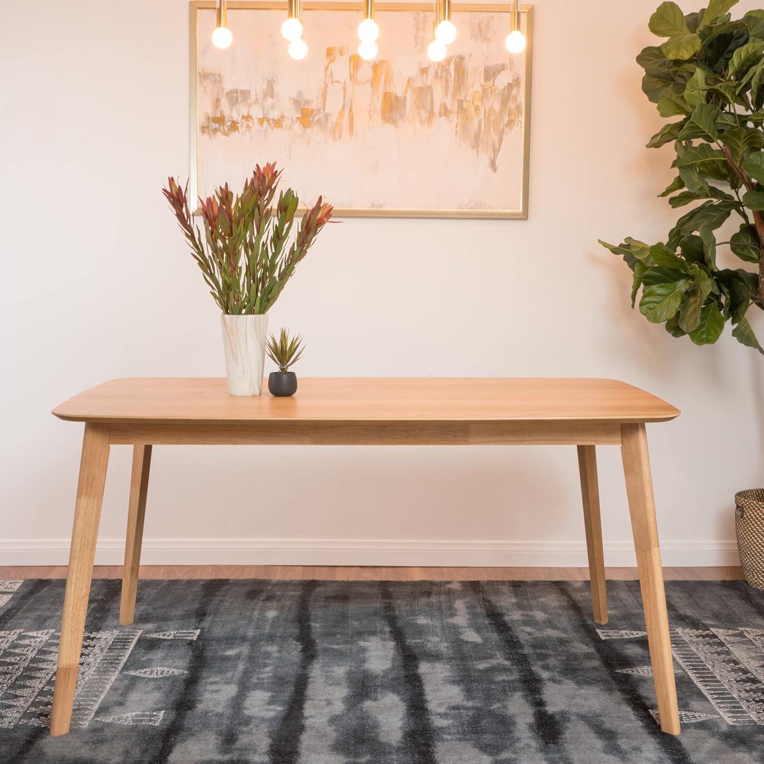 Christopher Knight Home Nyala Wood Dining Table Matte Black