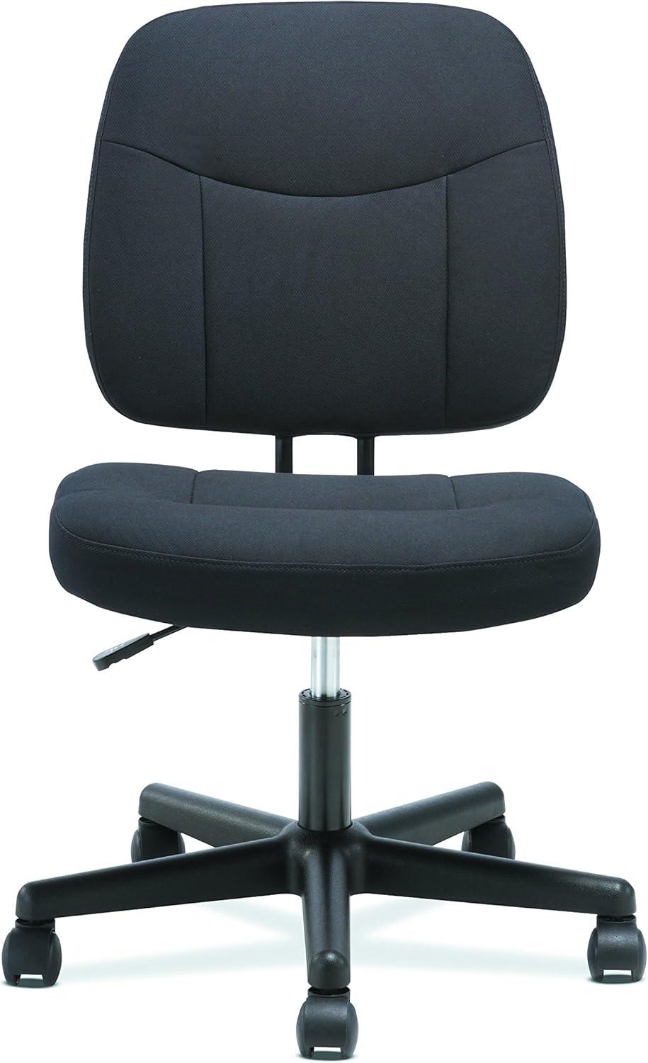 ErgoFlex 360° Swivel High-Back Task Chair in Black Nylon