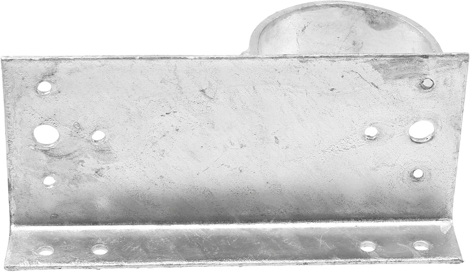 Plum Fittings Chain Link 2 1/2" [2 3/8" OD] x 6" Wood to Steel Post End Style Adapter (Pack of 4)