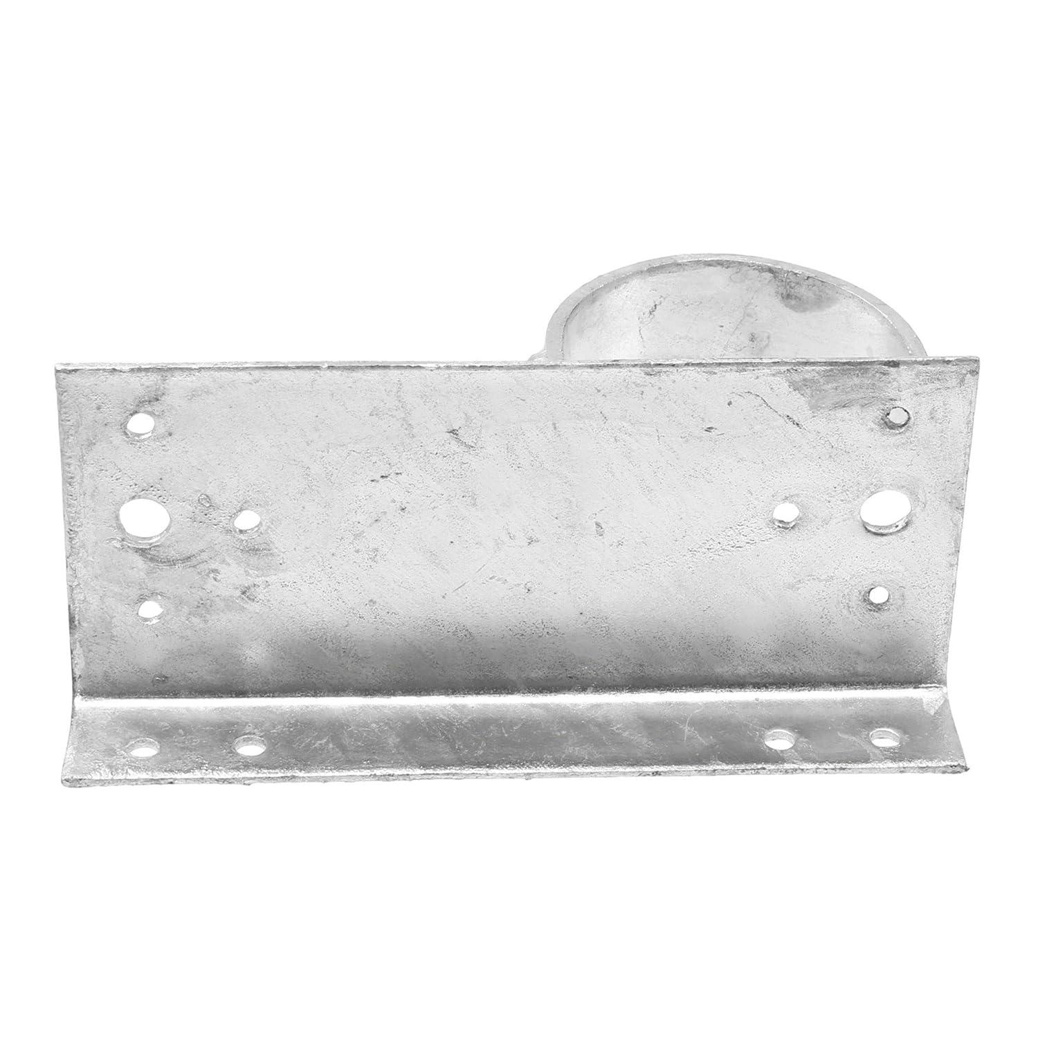 Plum Fittings Chain Link 2 1/2" [2 3/8" OD] x 6" Wood to Steel Post End Style Adapter (Pack of 4)