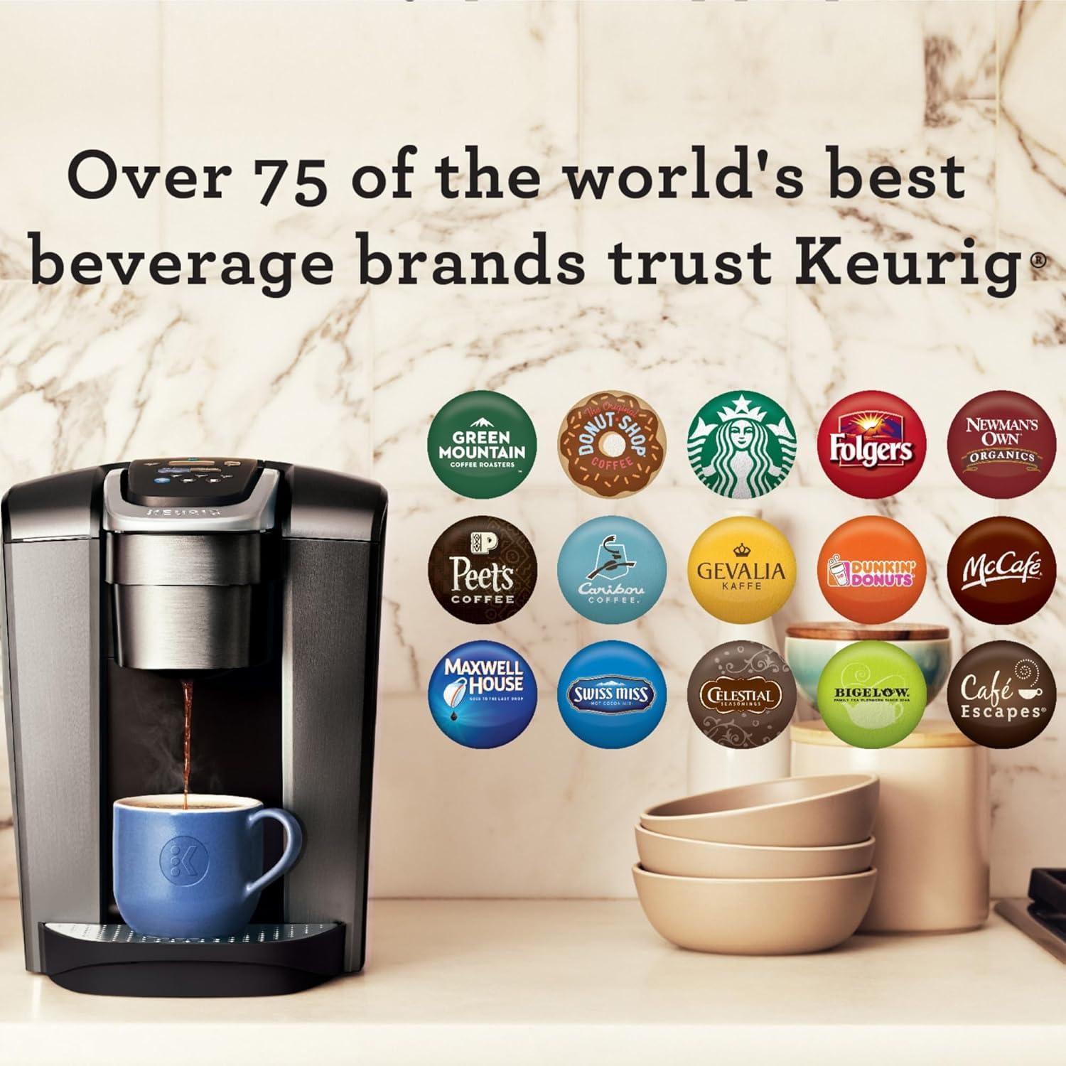 Keurig K-Elite Single-Serve K-Cup Pod Coffee Maker with Iced Coffee Setting and Strength Control