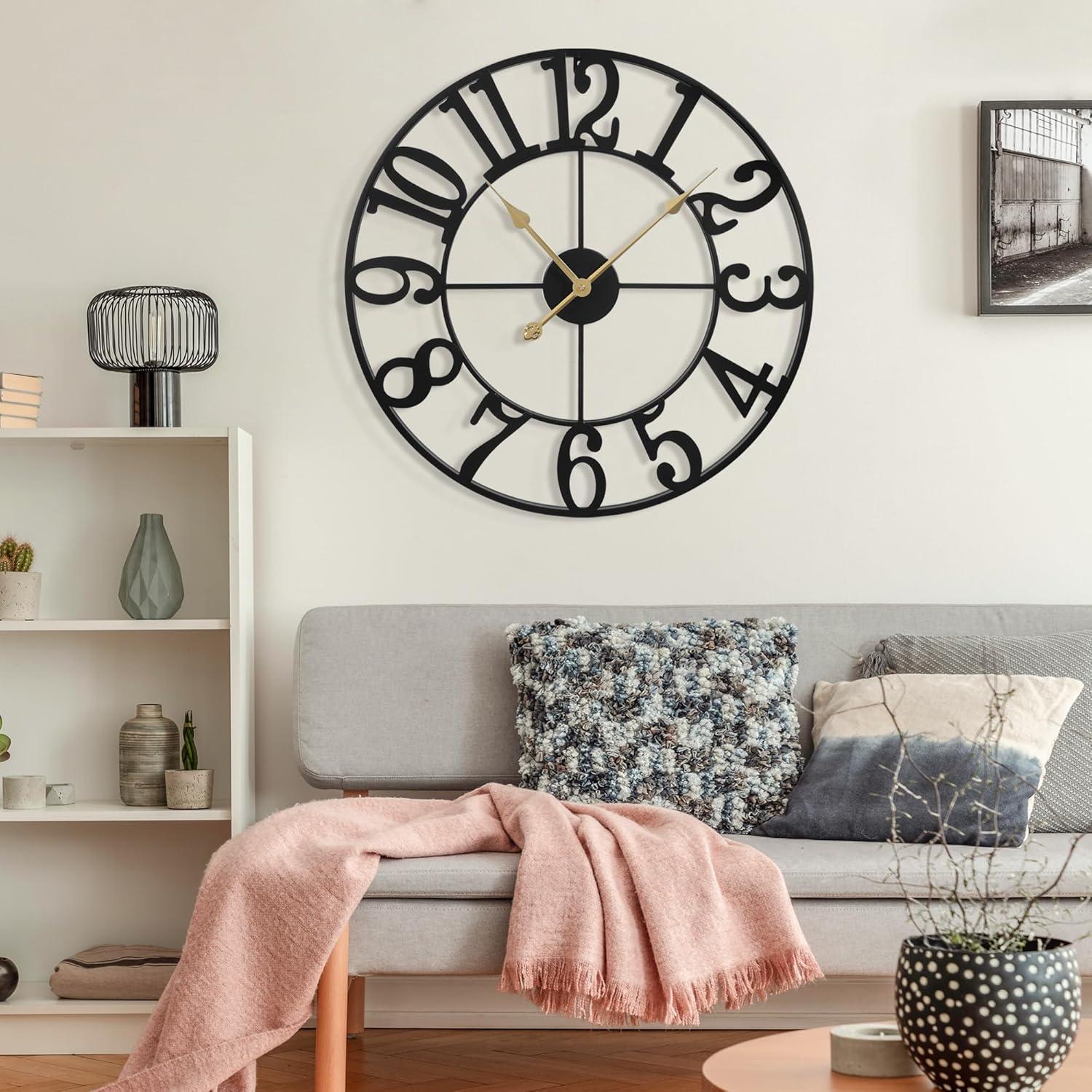 Sorbus Large 16" Numeral Analog Decorative Wall Clock