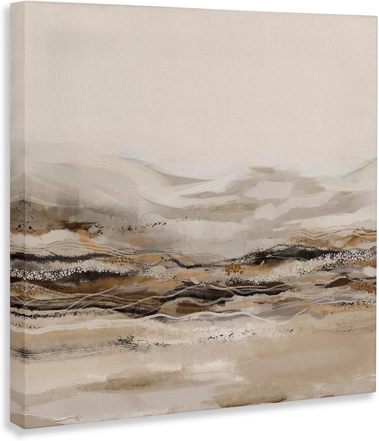 Stupell Industries " Abstract Mountains Landscape " by Ros Ruseva Painting Print