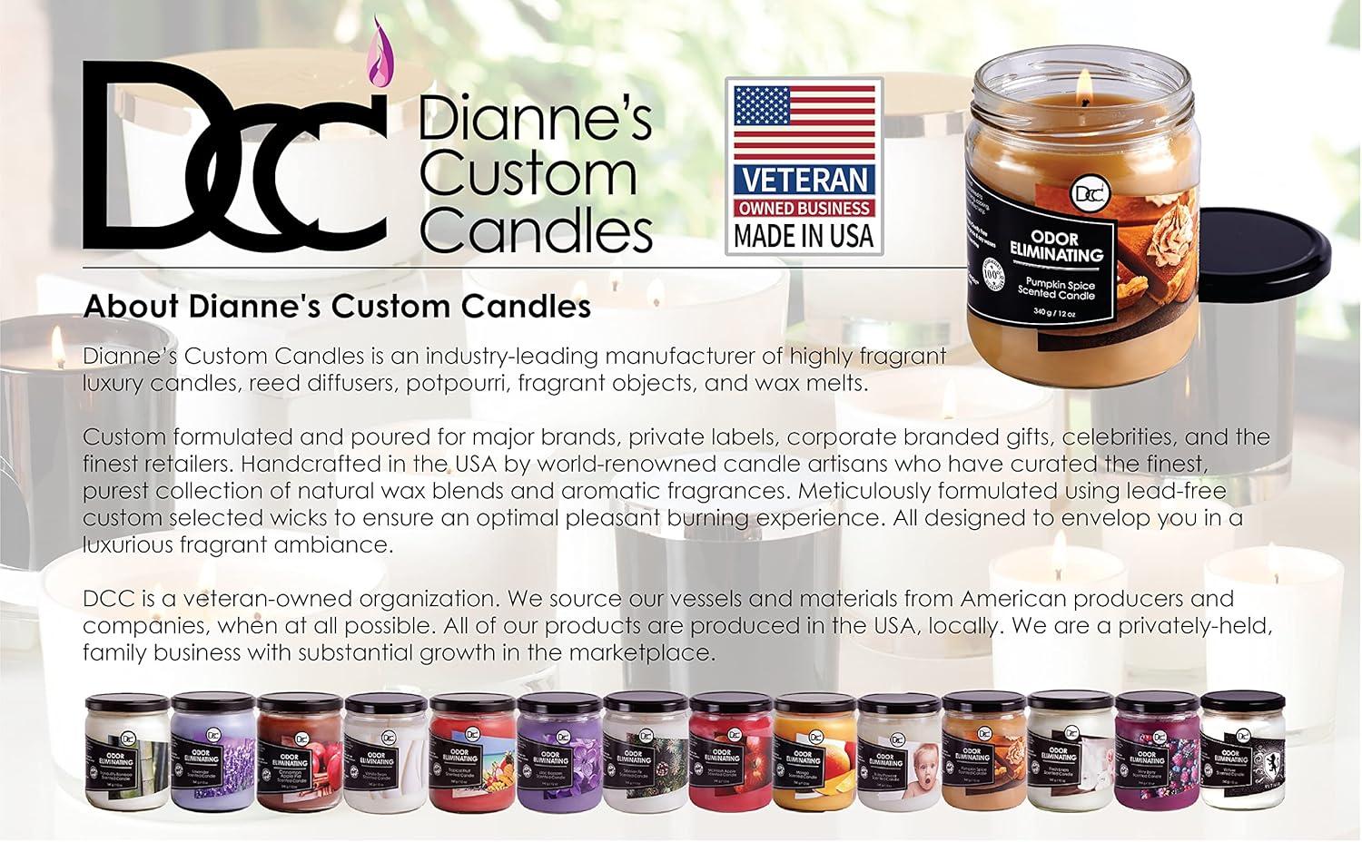 Fresh Linen Odor Eliminating Highly Fragranced Candle - Eliminates 95% of Pet, Smoke, Food, and Other Smells Quickly - Up to 80 Hour Burn time - 12 Ounce Premium Soy Blend