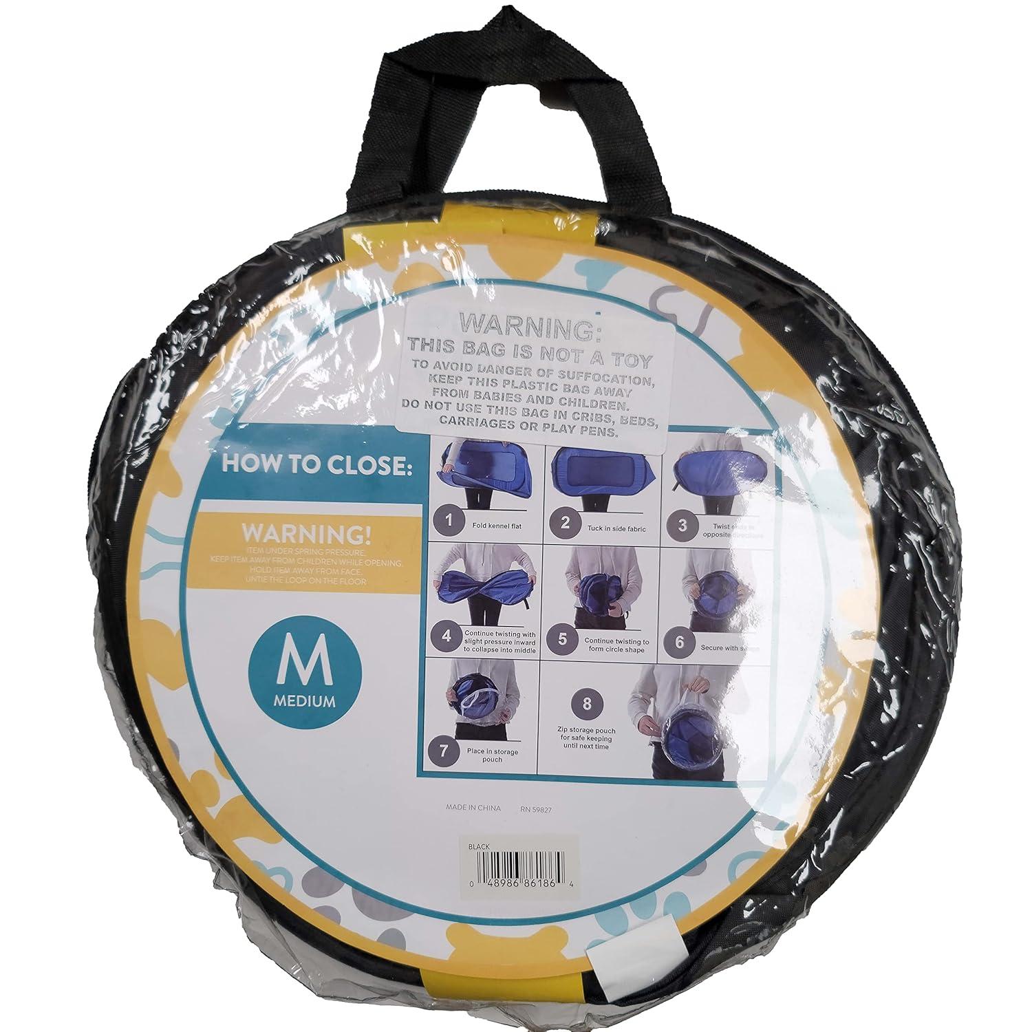 Beatrice Home Fashions Collapsible Pet Carrier with 1 Door