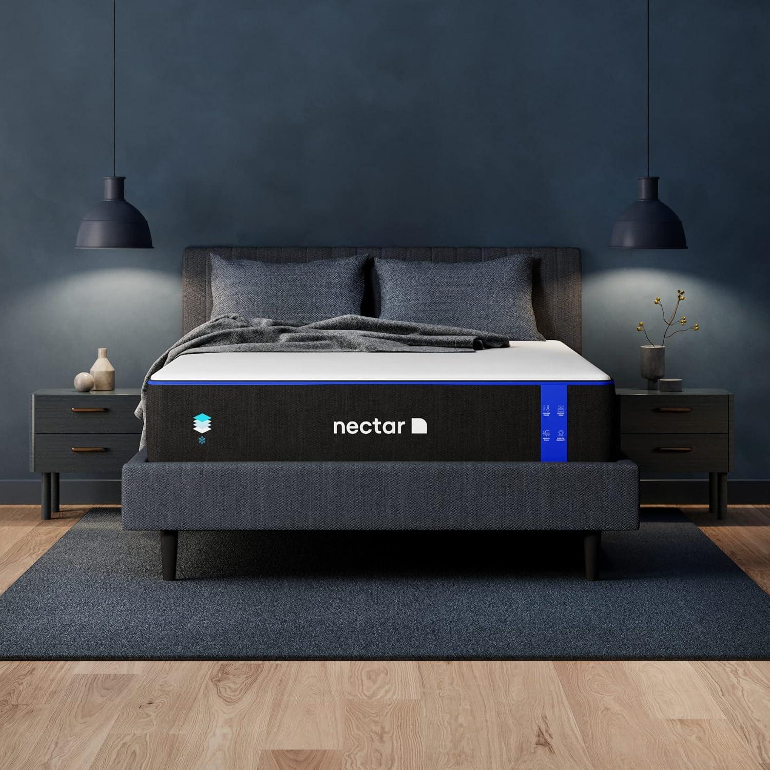 Nectar Queen Mattress - 365 Night Home Trial - Gel Memory Foam Mattress - CertiPUR-US Certified Foams - Forever Warranty