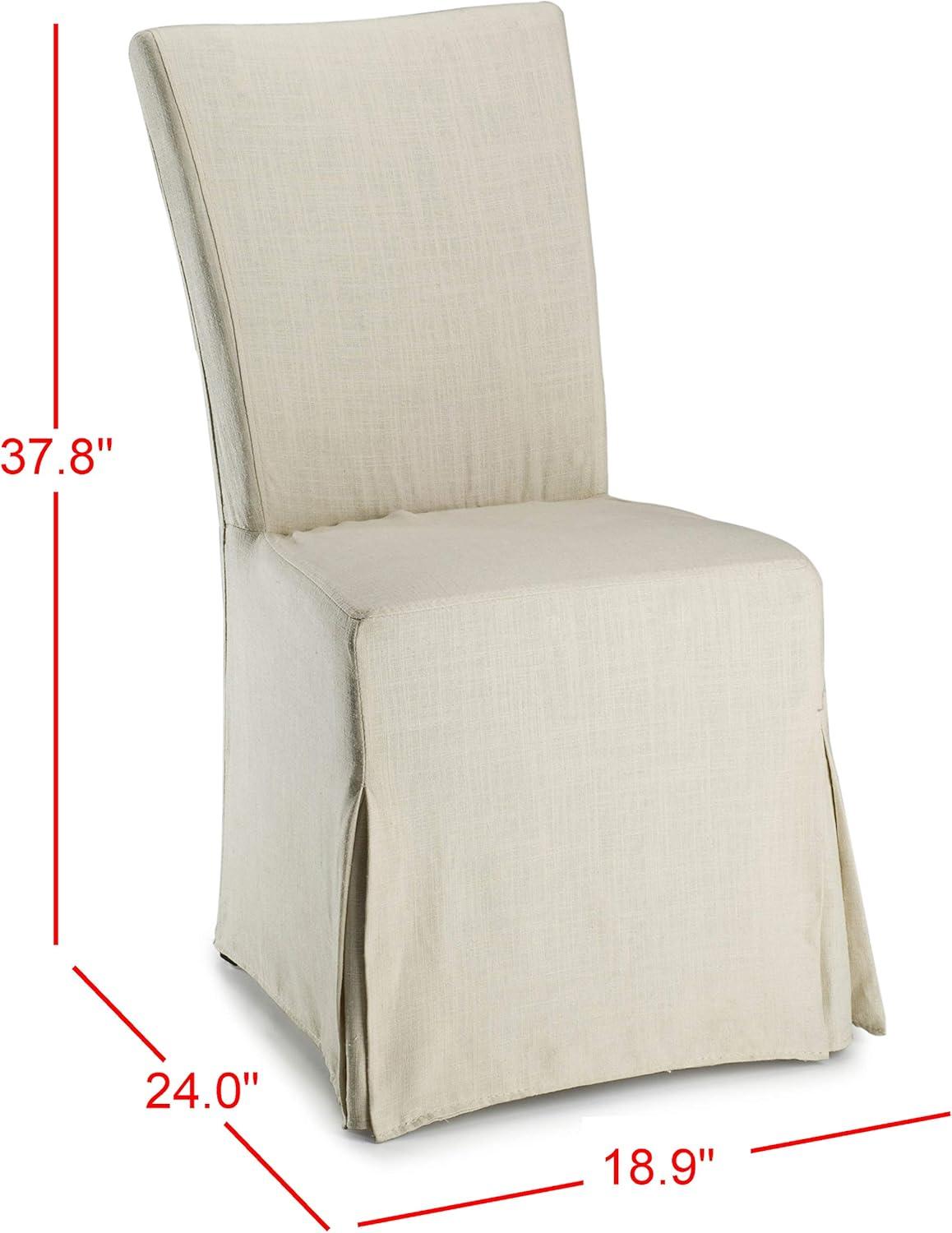 Suzie 18''H Slipcover (Set Of 2) - Beige - Safavieh