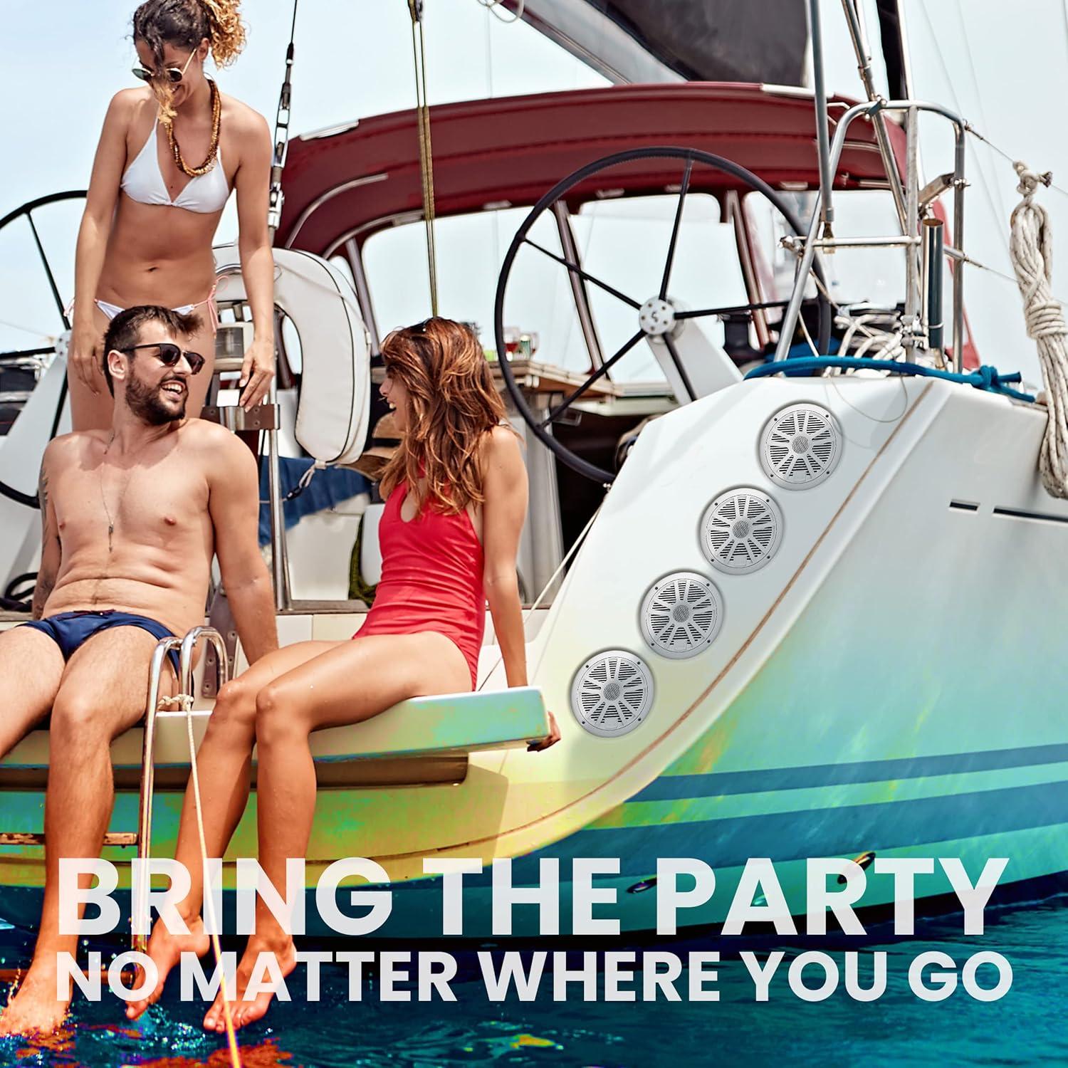 Boss Audio Systems ASK904B.64 Wireless Vehicle Audio Amplifier, Black, 10.24 lbs