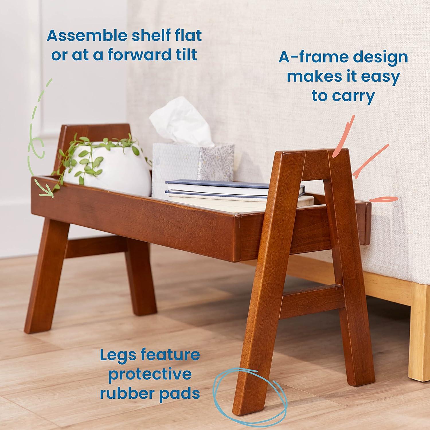 ECR4Kids Adjustable Stacking Shelf with Full Edge, Bookcase