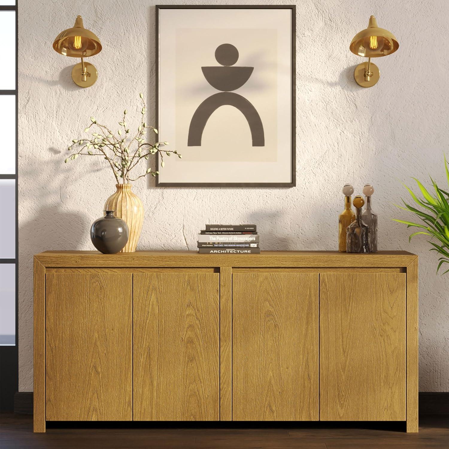 Maven Lane Iris Contemporary Wooden Sideboard