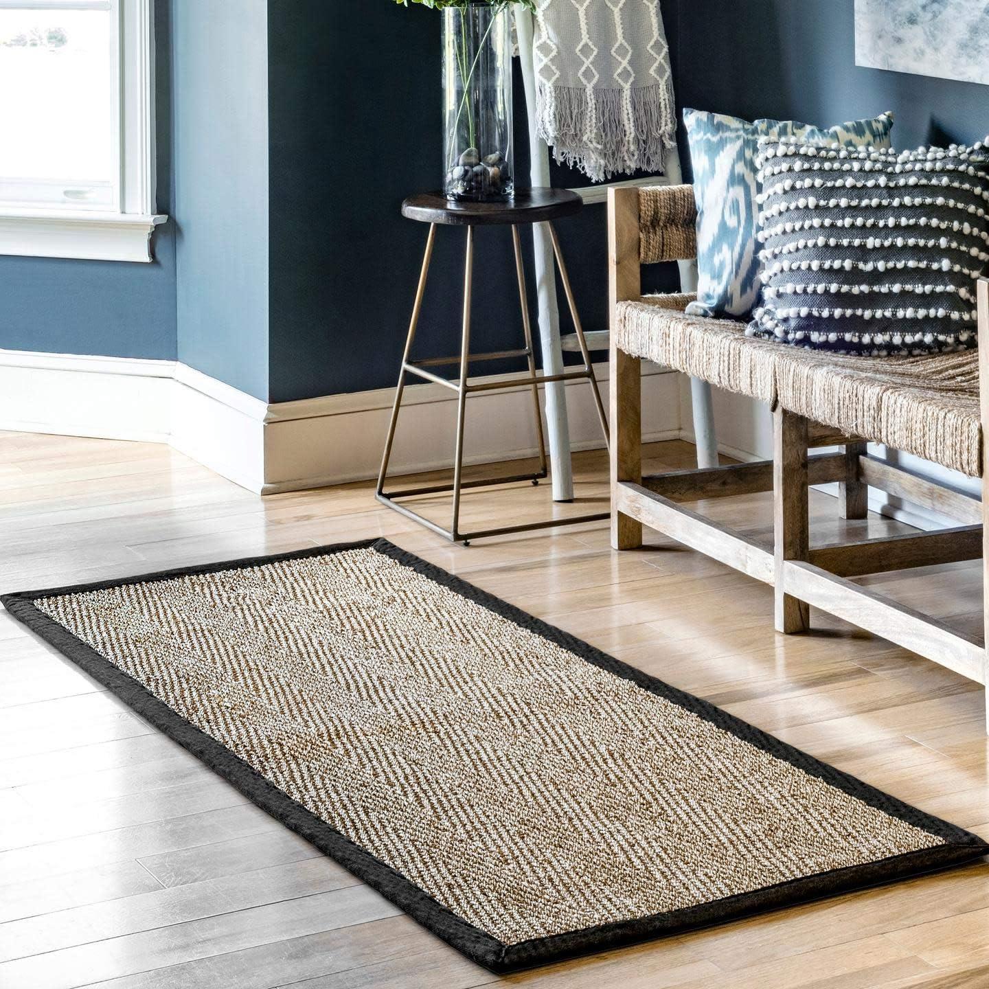 Nuloom Larnaca Seagrass Herringbone Indoor Area Rug, 5' x 8'