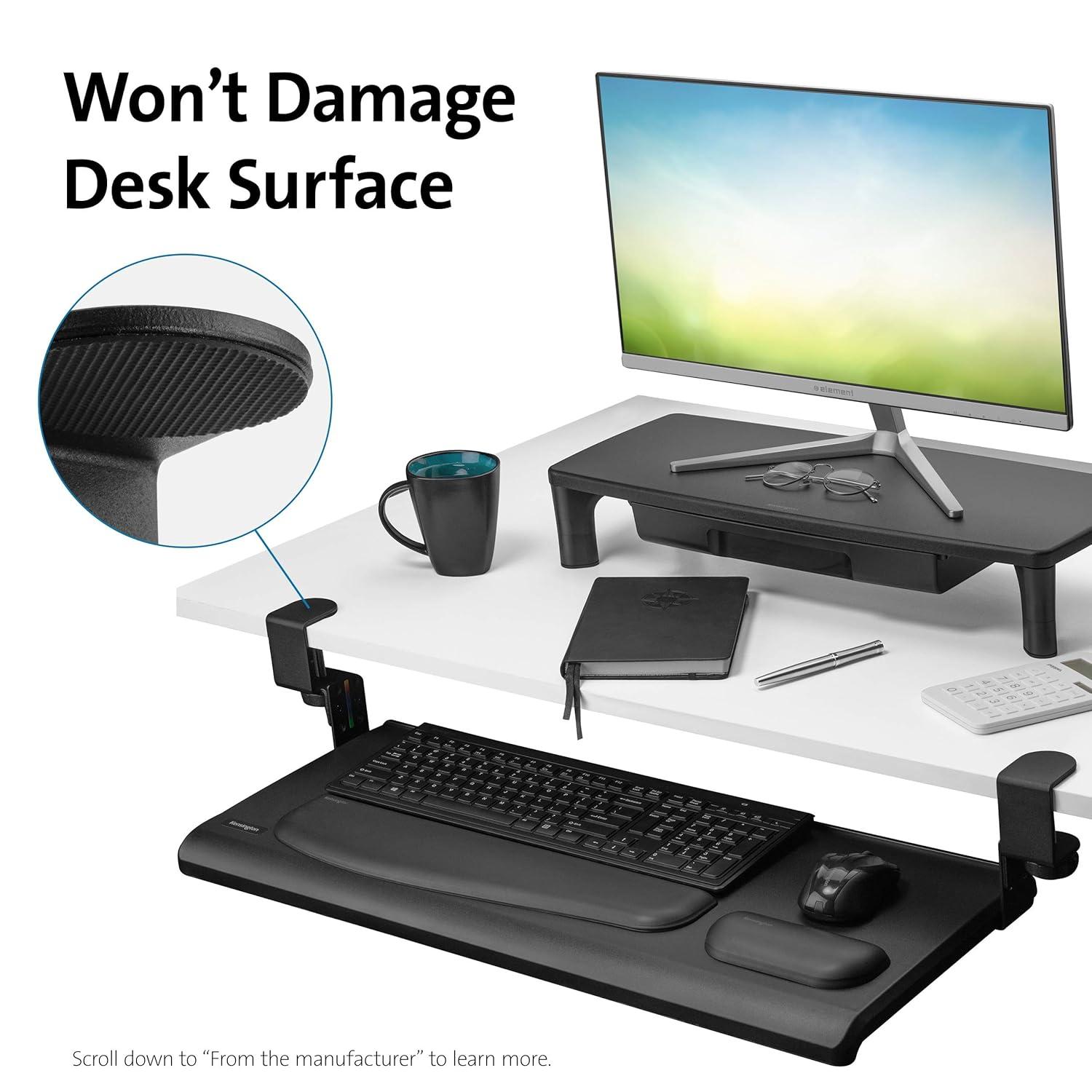 Kensington Smartfit Tooless Clamp-On Keyboard Drawer K55407WW