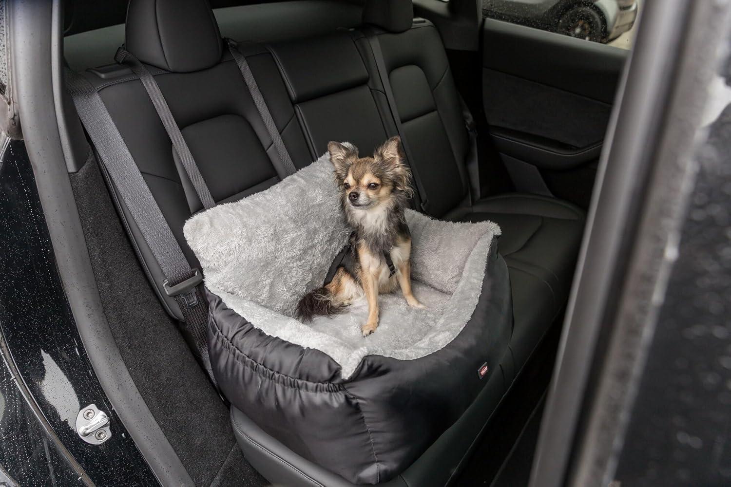 TRIXIE TRIXIE Convertible Lite Dog Car Seat for Small Dogs, Dog Booster Seat, Travel Pet Bed
