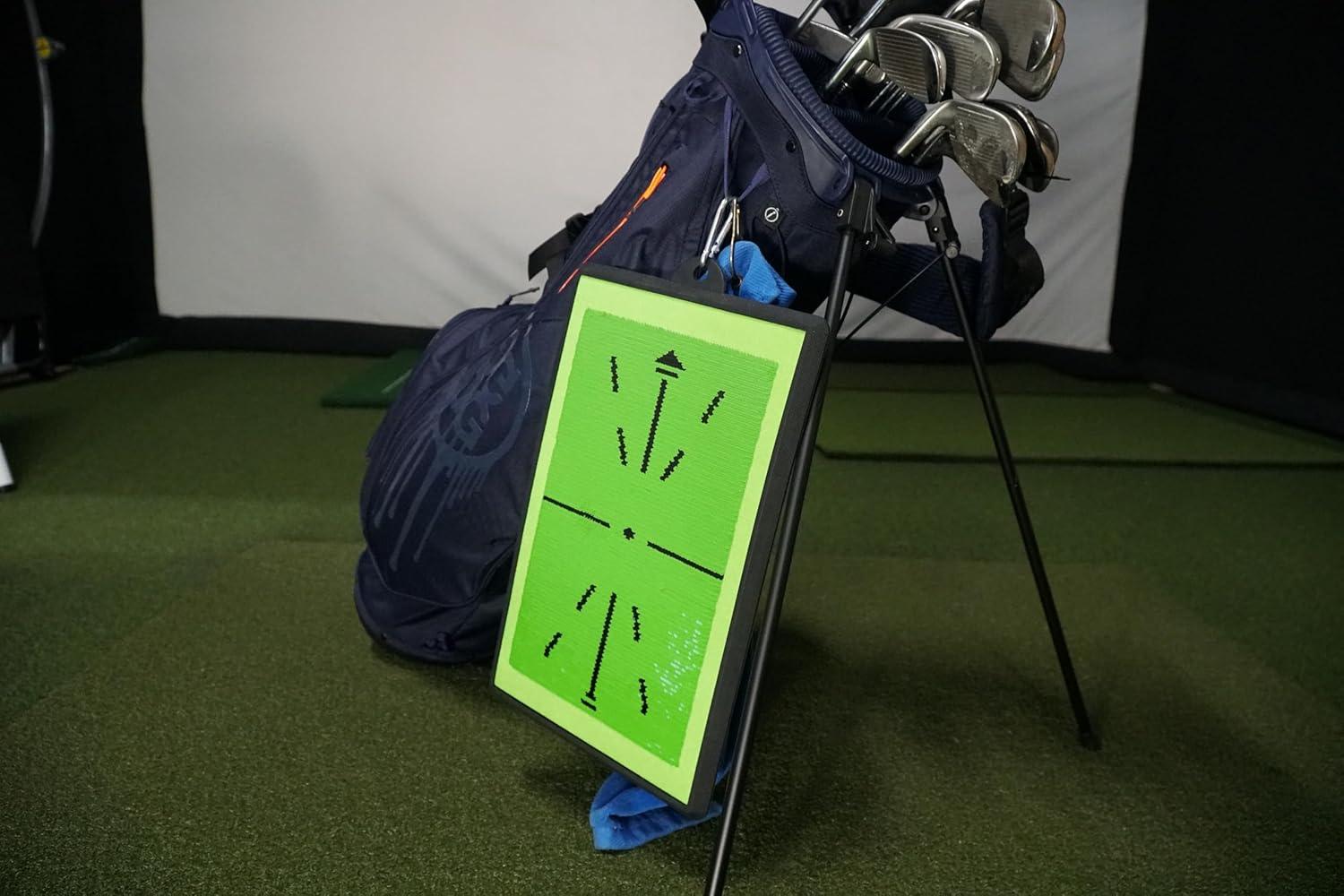 Birdie Bath Birdie Golf: Birdie Mat - Pro Premium Swing Training Mat, Analyze Swing Path & Ball Impact, Portable, Indoor & Outdoor, 19.25x12.3" Sports Accessory