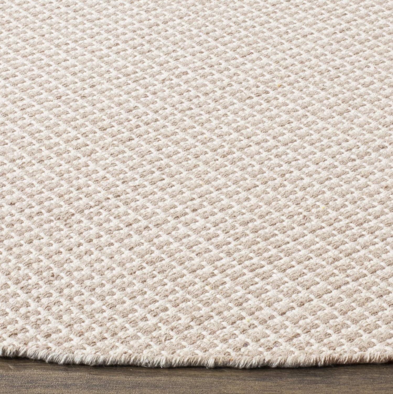 Montauk MTK340 Hand Woven Indoor Area Rug - Ivory/Grey - 6' Round - Safavieh