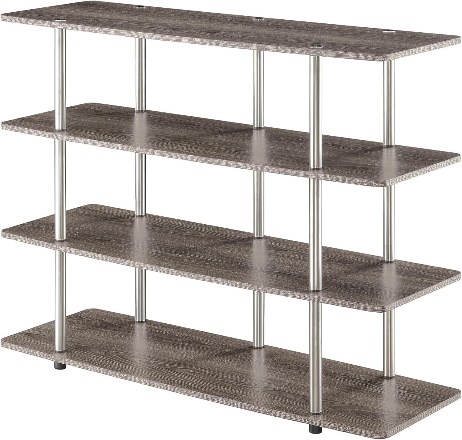 Convenience Concepts Designs2Go XL Highboy 4 Tier TV Stand, Multiple Finishes