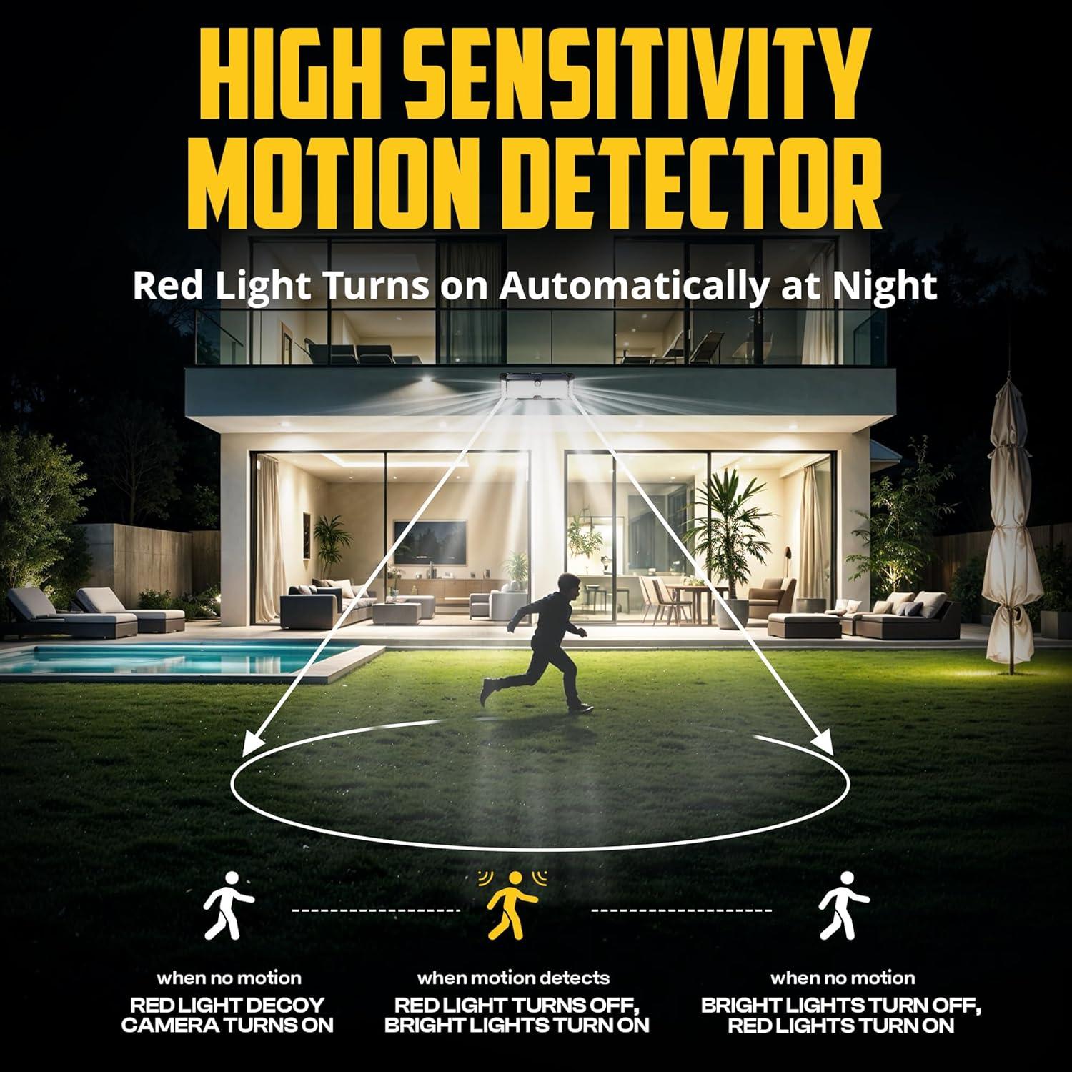 Bell + Howell Bionic Wall Light XL Pro – 1000 Lumens Solar Powered Motion Activated Outdoor LED Light