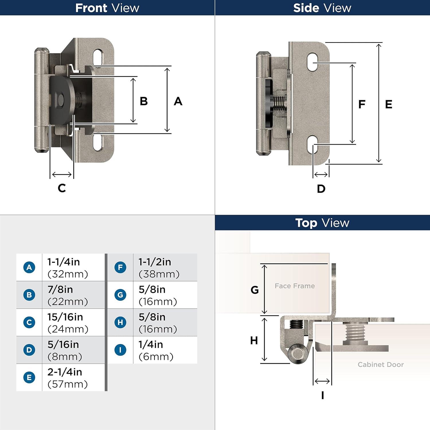 2" Wrap Hinge