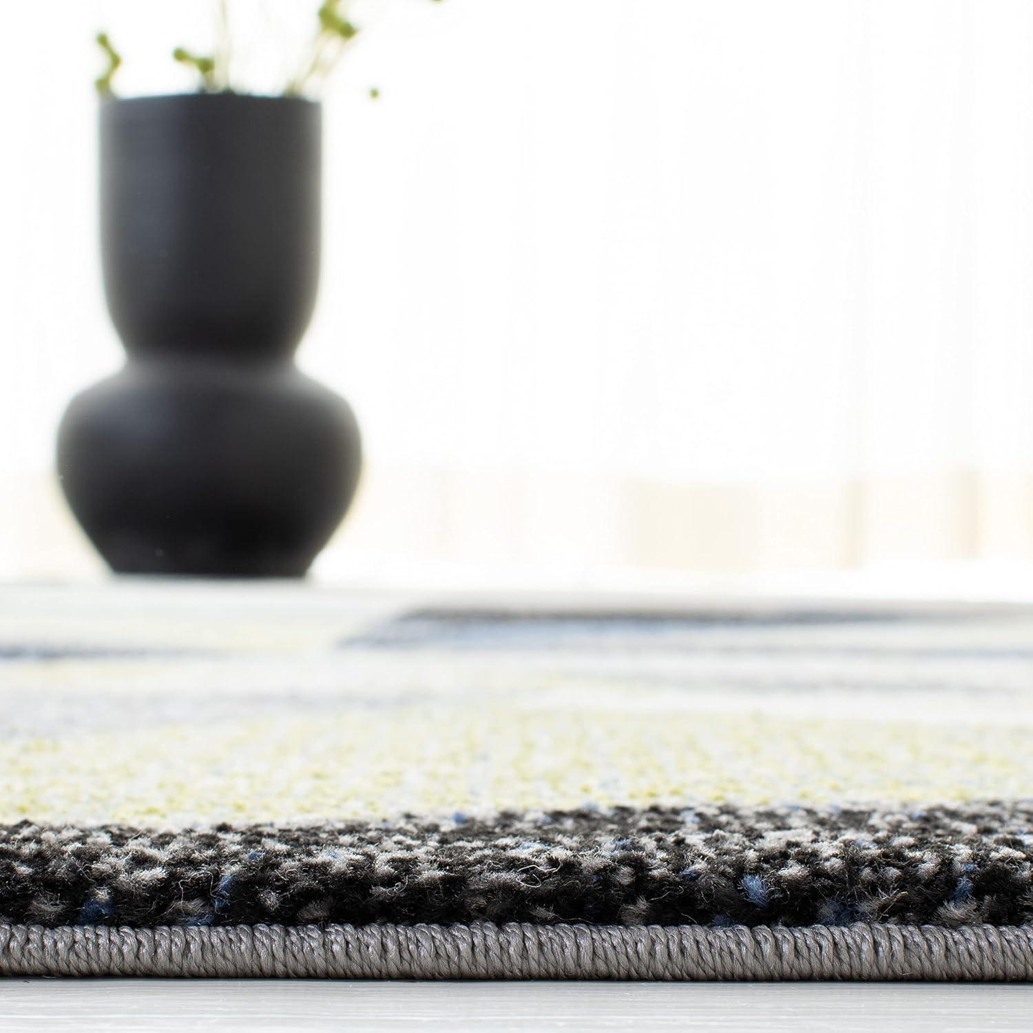 Porcello PRL6940 Power Loomed Indoor Area Rug - 9'x12' - Grey/Blue - Safavieh