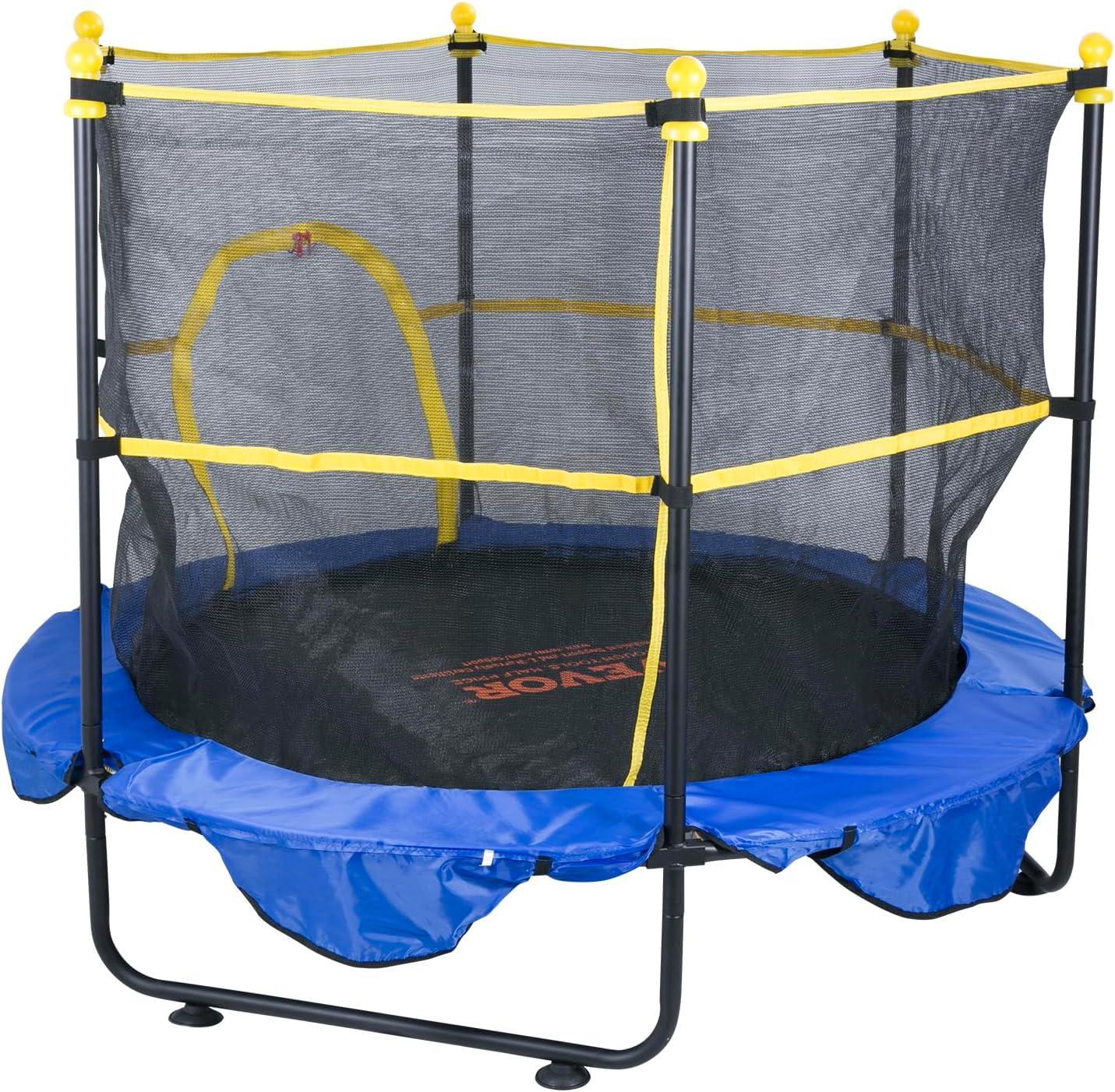 VEVOR Trampoline for Kids, 72" Indoor/Outdoor Toddlers Trampoline,Recreational Trampoline Birthday Gift for 3+ Years Kids 5inch