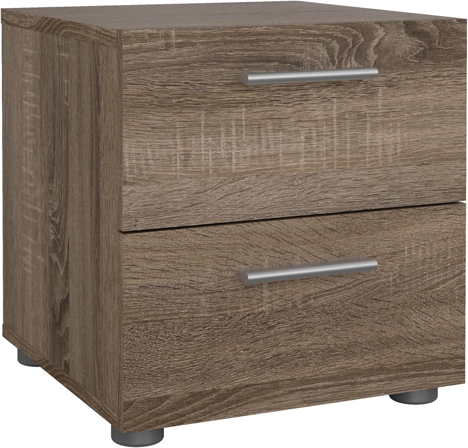 Tvilum Austin 2 Drawer Nightstand in Truffle