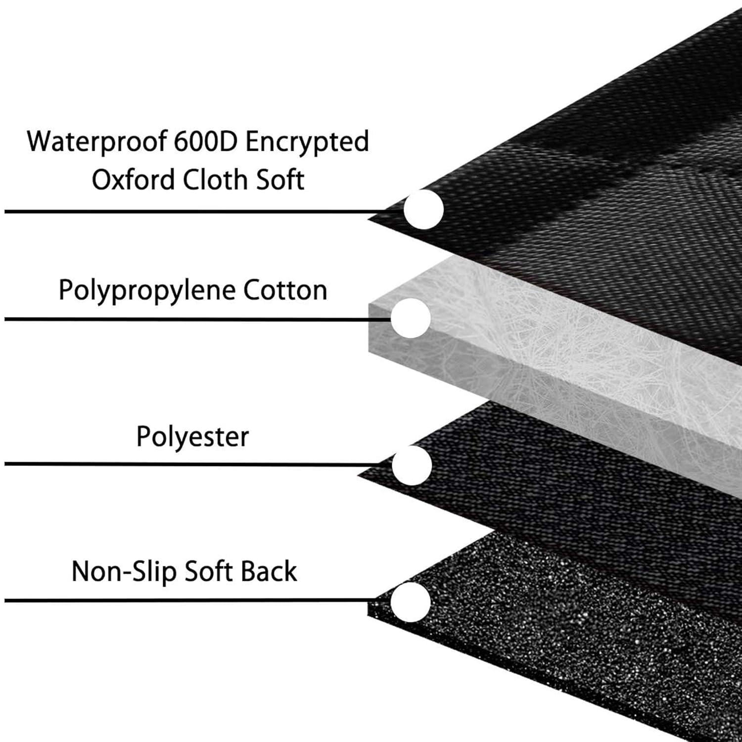 Dog Car Seat Cover with Storage Pockets Mesh Visual Window, Waterproof Nonslip , Heavy Duty Scratchproof Pet Dog Back Seat Cover Hammock for Cars Trucks and SUVs
