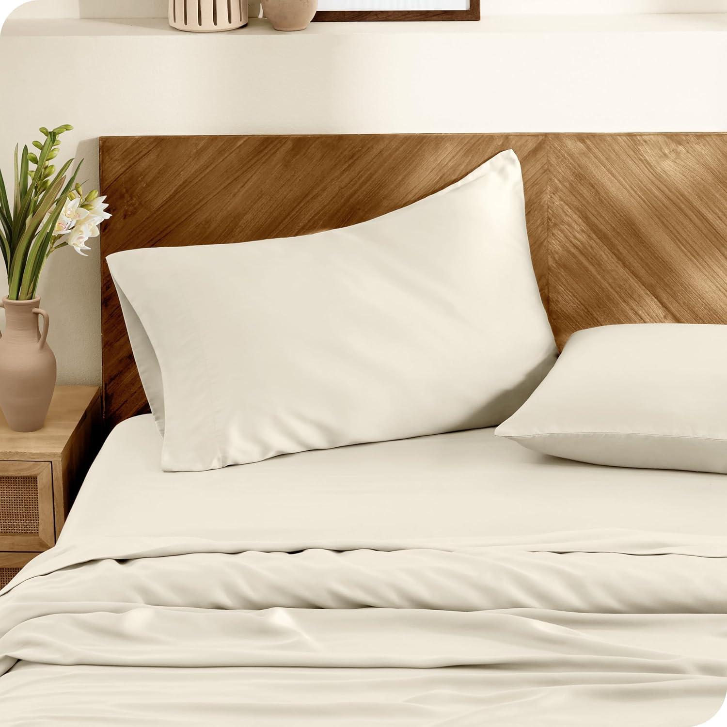 Twin XL Natural TENCEL™ Lyocell Sheet Set by Bare Home