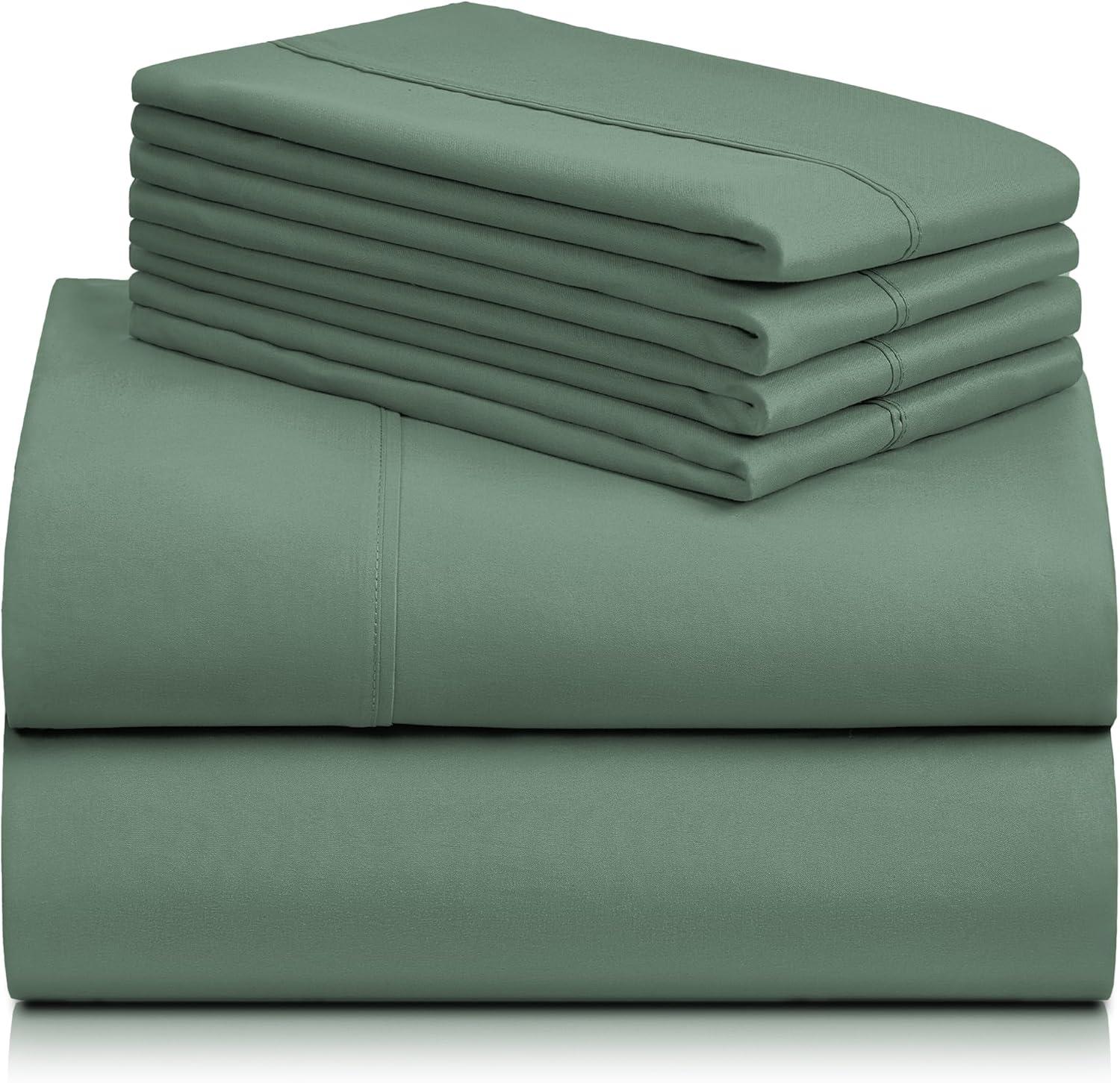 Rayon From Bamboo Solid Performance Sheet Set - Luxclub