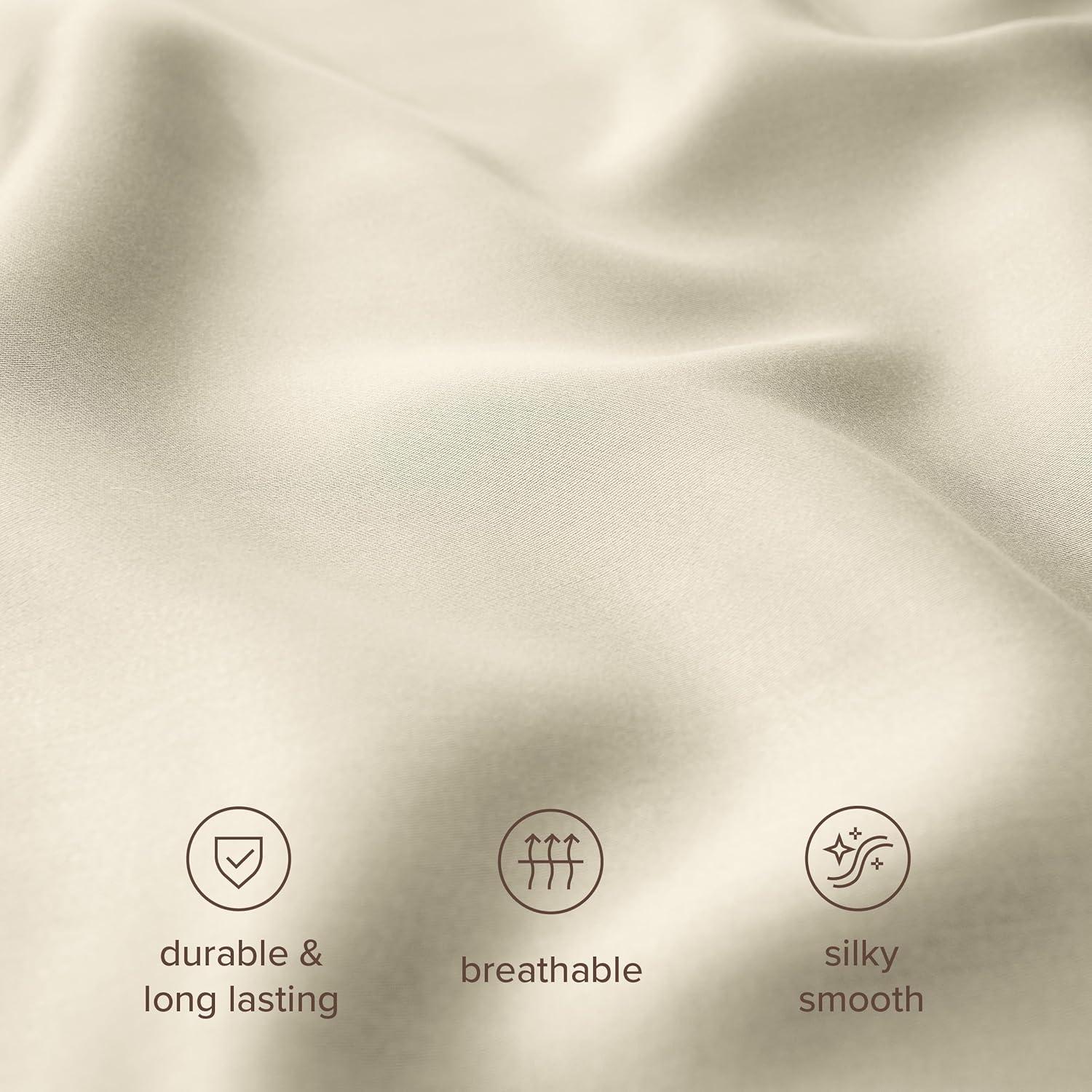 Twin XL Natural TENCEL™ Lyocell Sheet Set by Bare Home