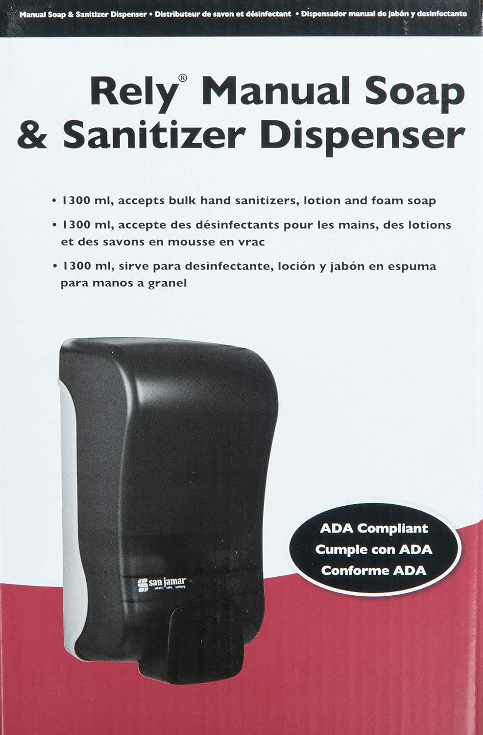 San Jamar Rely Soap Dispenser SF1300TBK