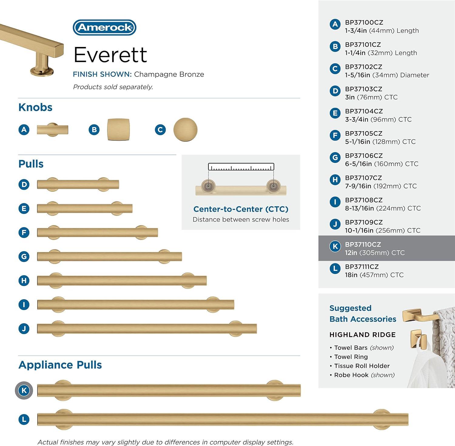 Amerock Everett Appliance Pull