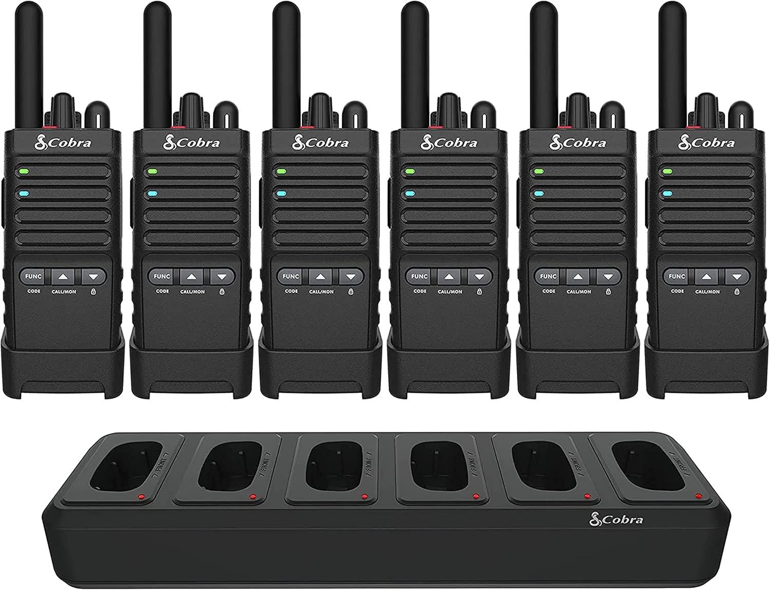 Cobra PX650 Pro Business 42-Mile-Range 2-Way Radios (6 Pack) in Black