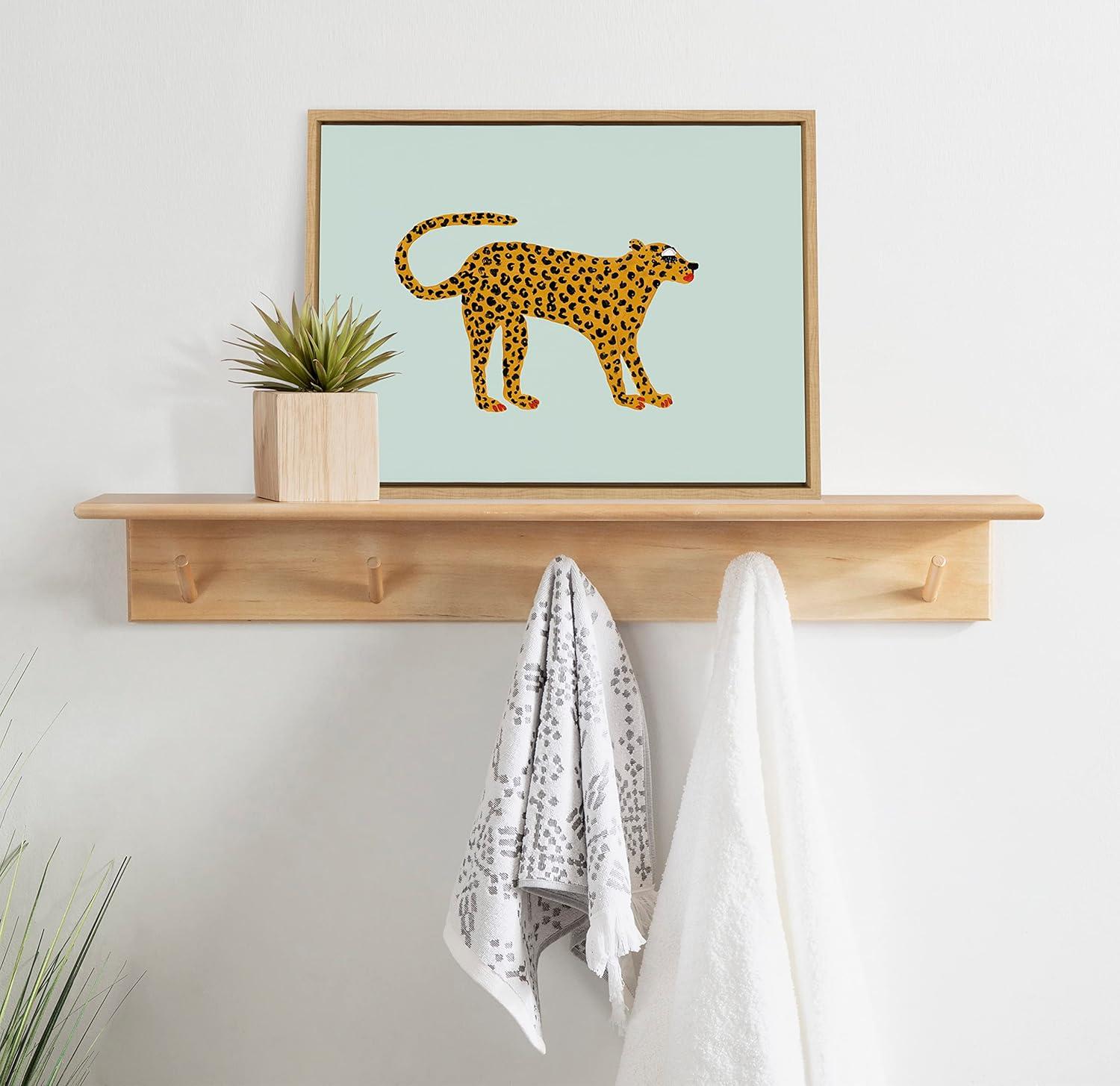 Kate and Laurel " Glam Cat V2 " by Kendra Dandy Of Bouffants And Broken Hearts Painting Print